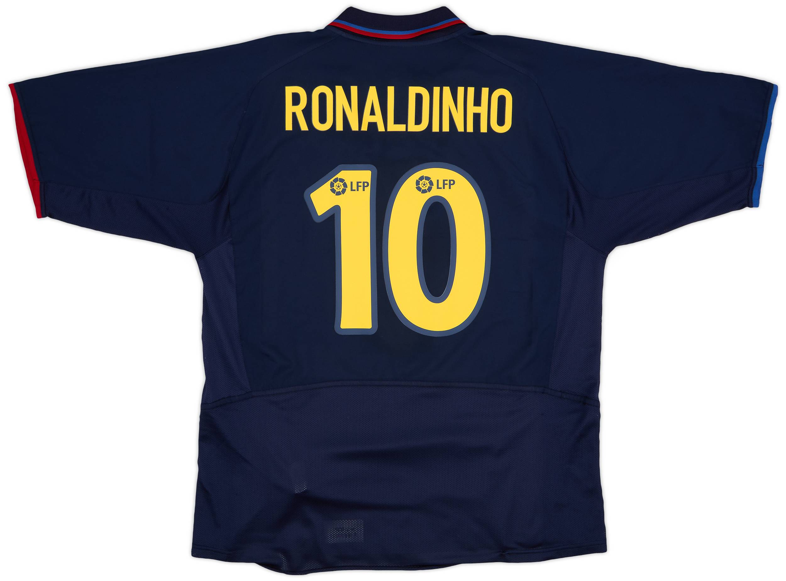 2003-04 Barcelona Third Shirt Ronaldinho #10 - 9/10 - (XL)