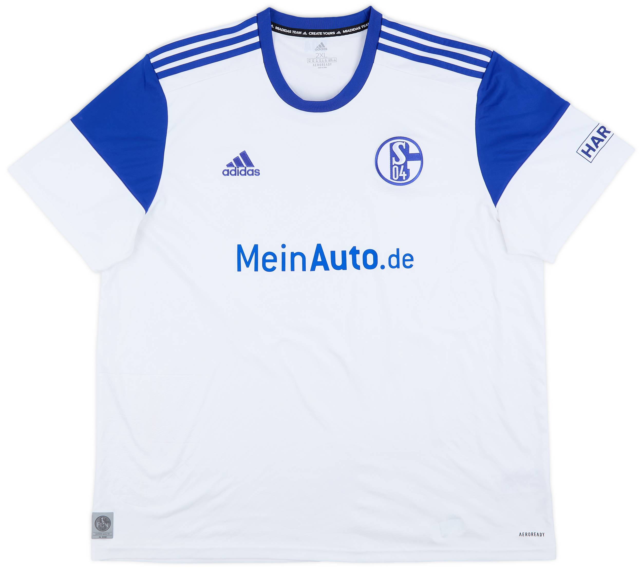 2022-23 Schalke Away Shirt - 9/10 - (XXL)
