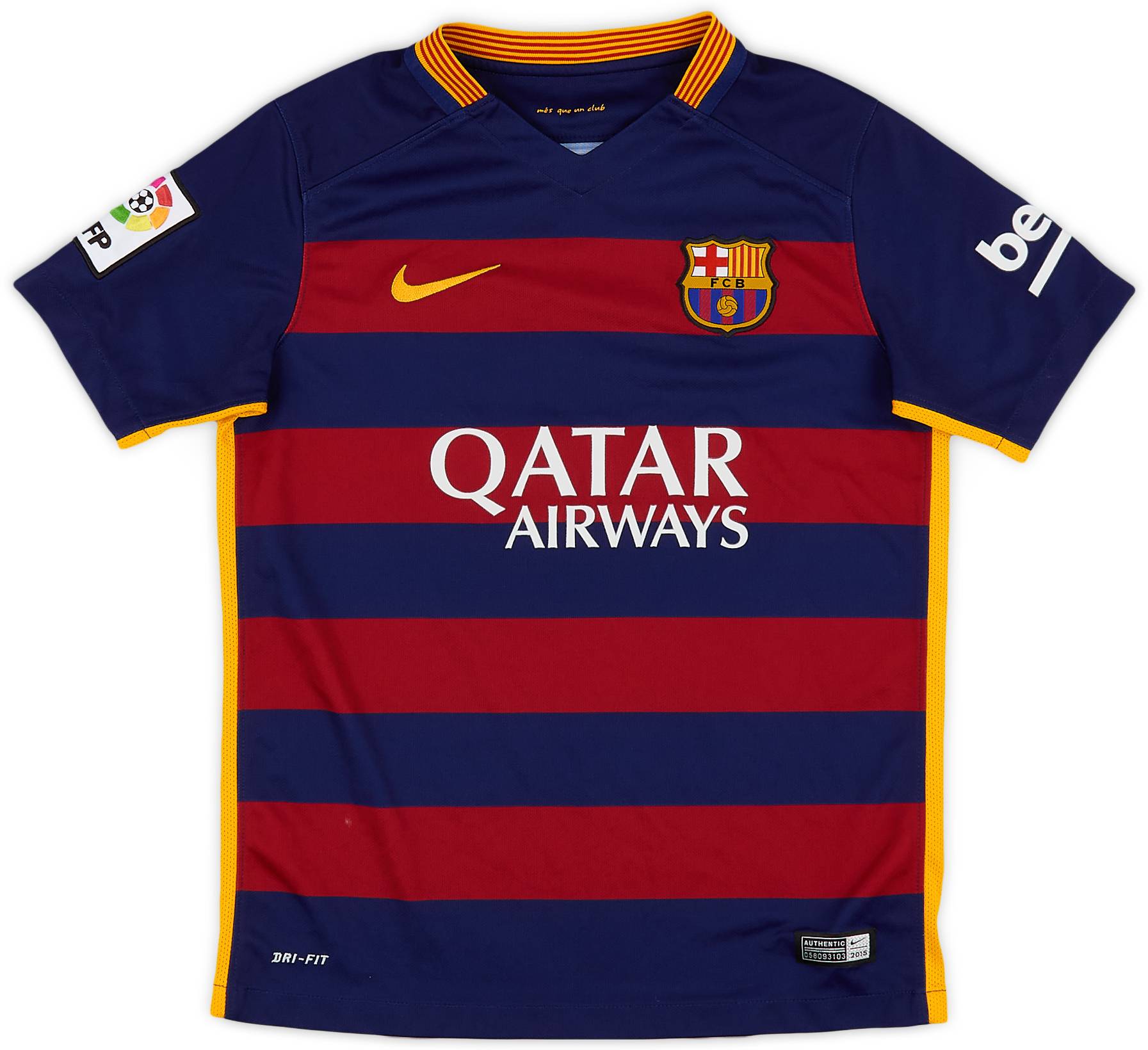 2015-16 Barcelona Home Shirt - 7/10 - (M.Boys)