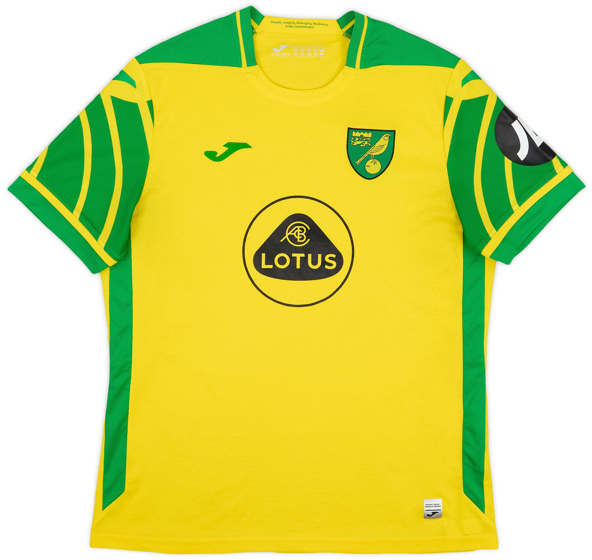 2021-22 Norwich Home Shirt - 8/10 - (XL)
