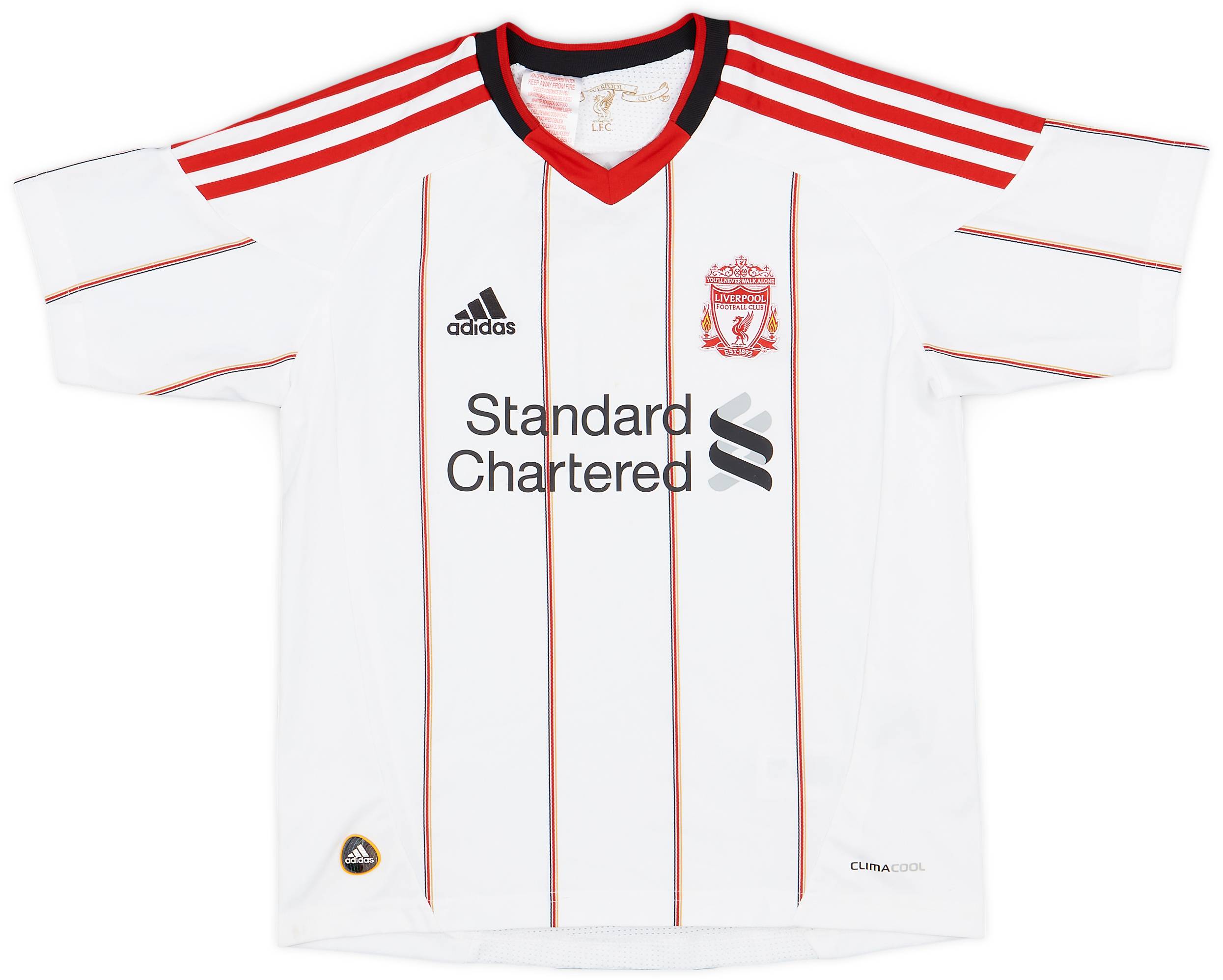 2010-11 Liverpool Away Shirt - 8/10 - (S.Boys)