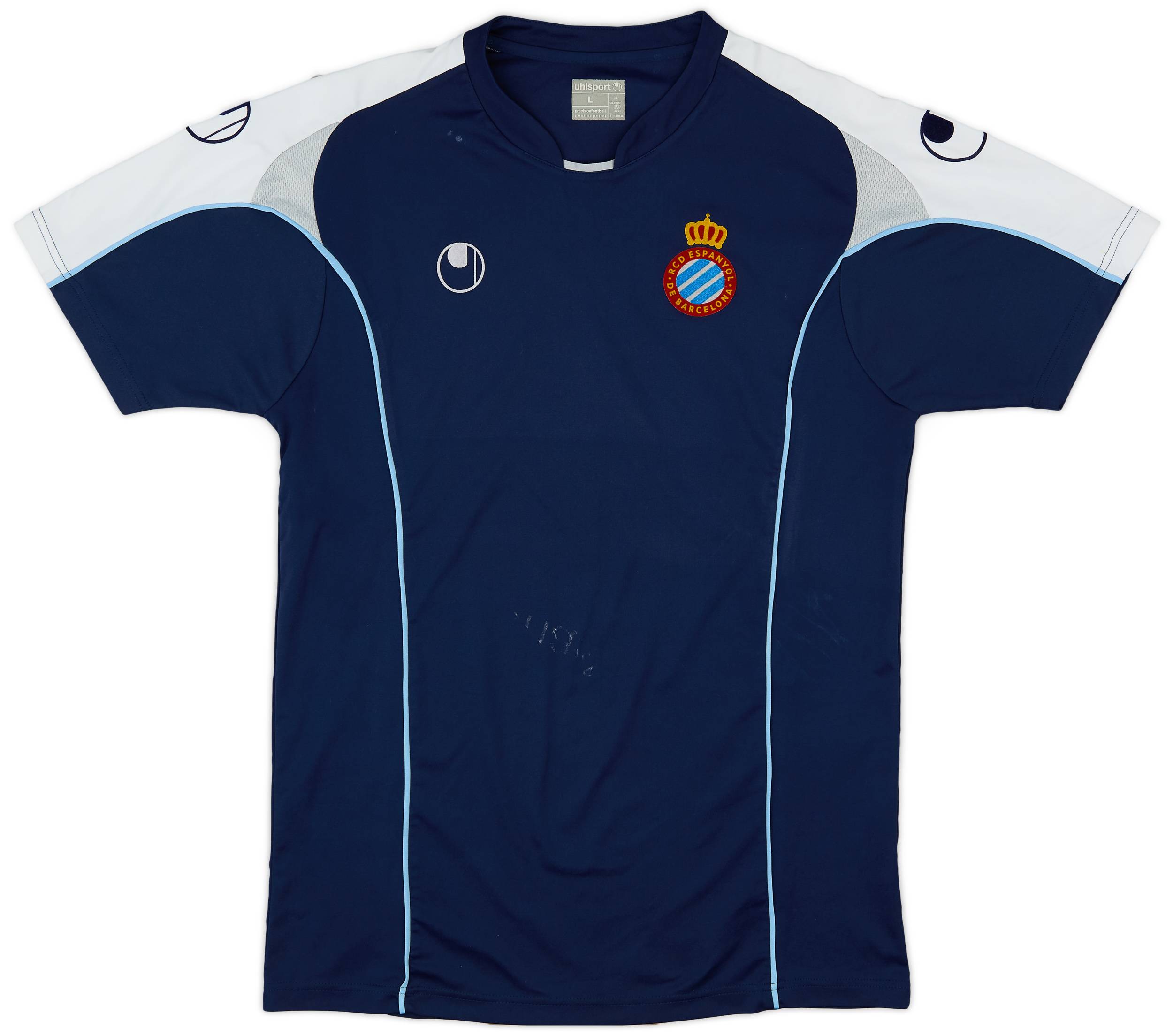 2009-10 Espanyol Uhlsport Training Shirt - 6/10 - (L)