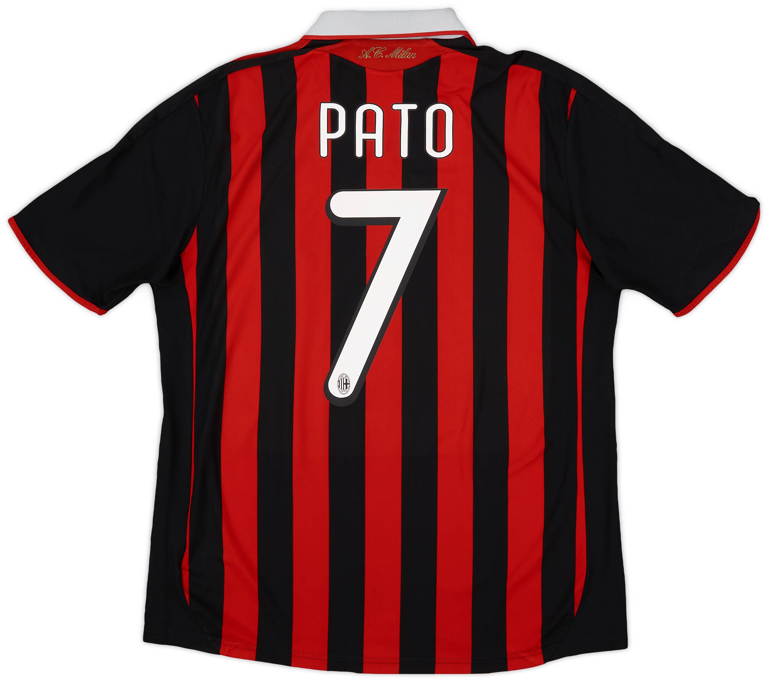 2009-10 AC Milan Home Shirt Pato #7 - 6/10 - (L)