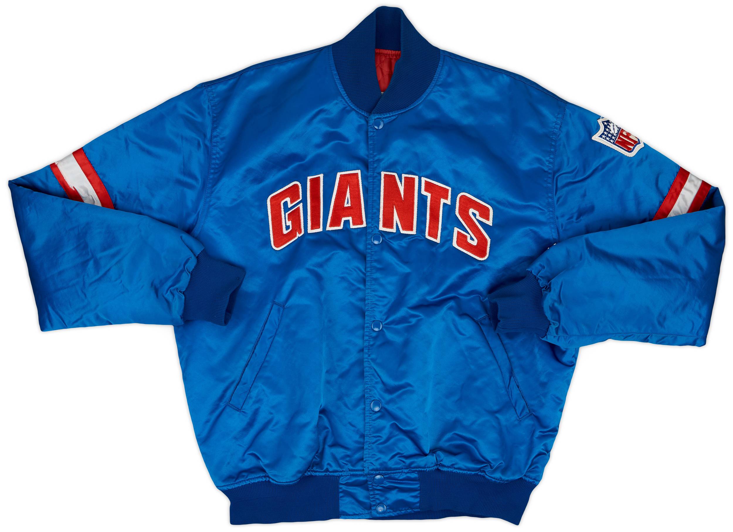1980s New York Giants Starter Satin Varsity Jacket - 6/10 - (L)