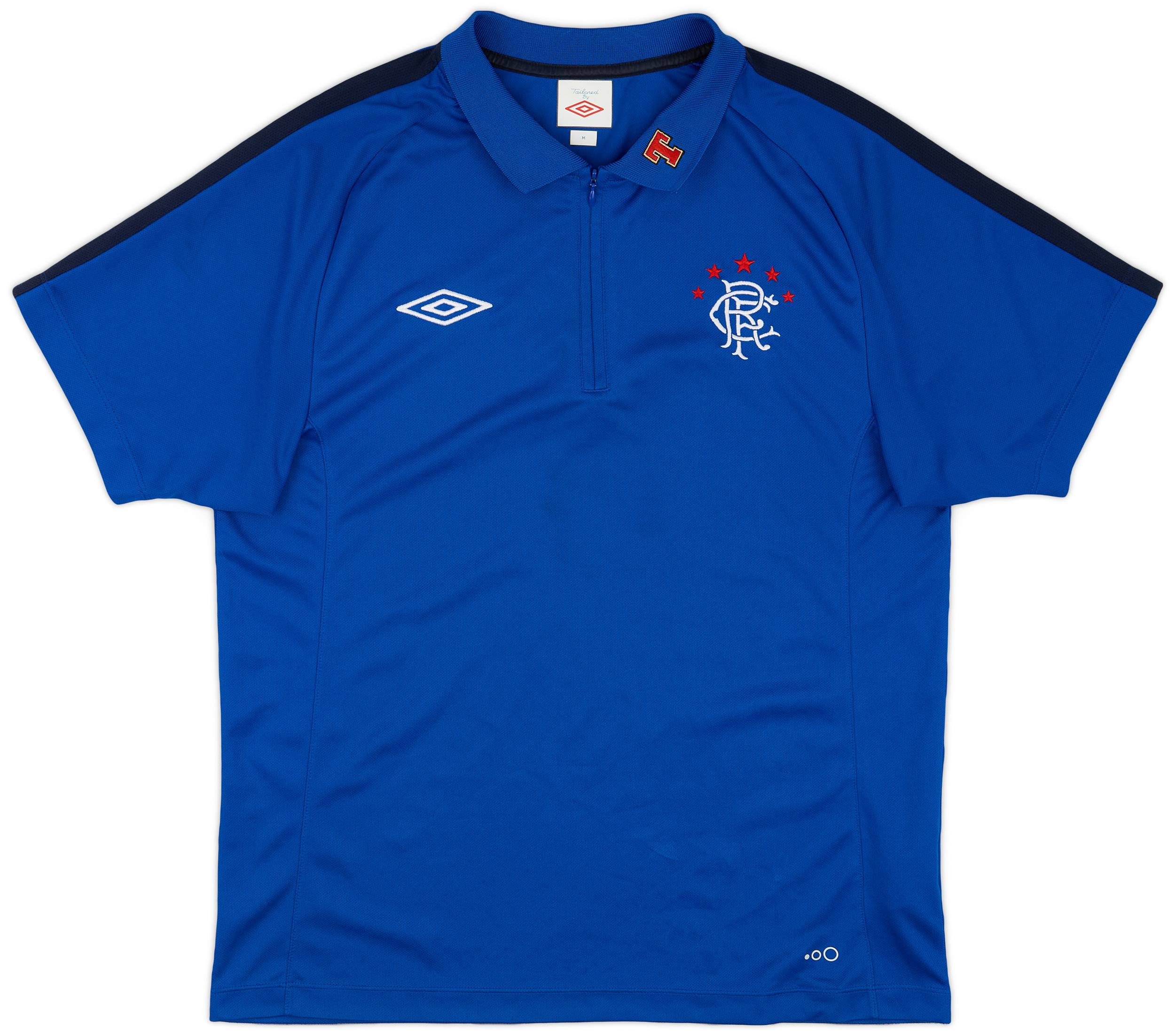 2010-11 Rangers Umbro 1/4 Zip Training Polo - 9/10 - (M)