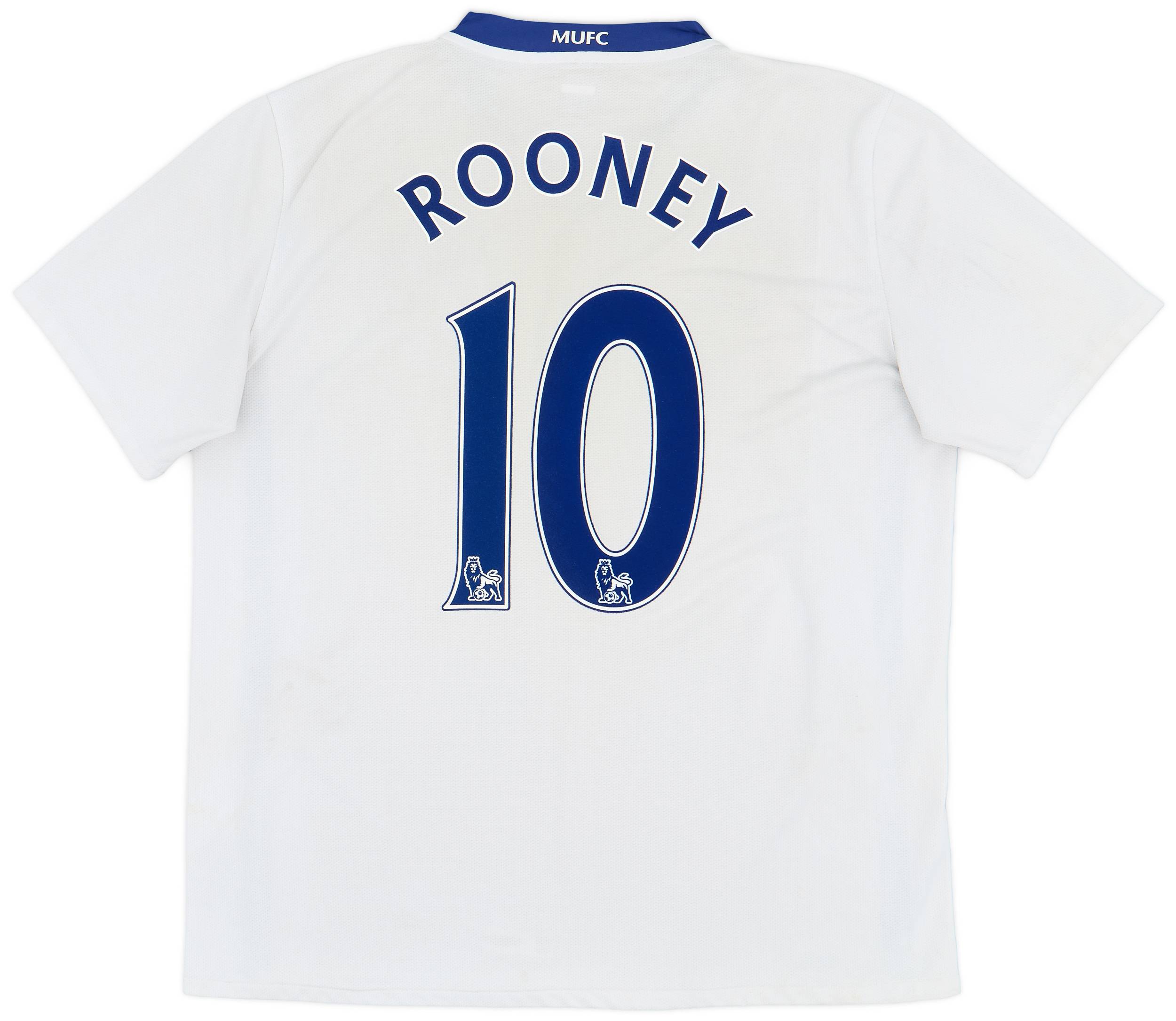 2008-10 Manchester United Away Shirt Rooney #10 - 6/10 - (XL)