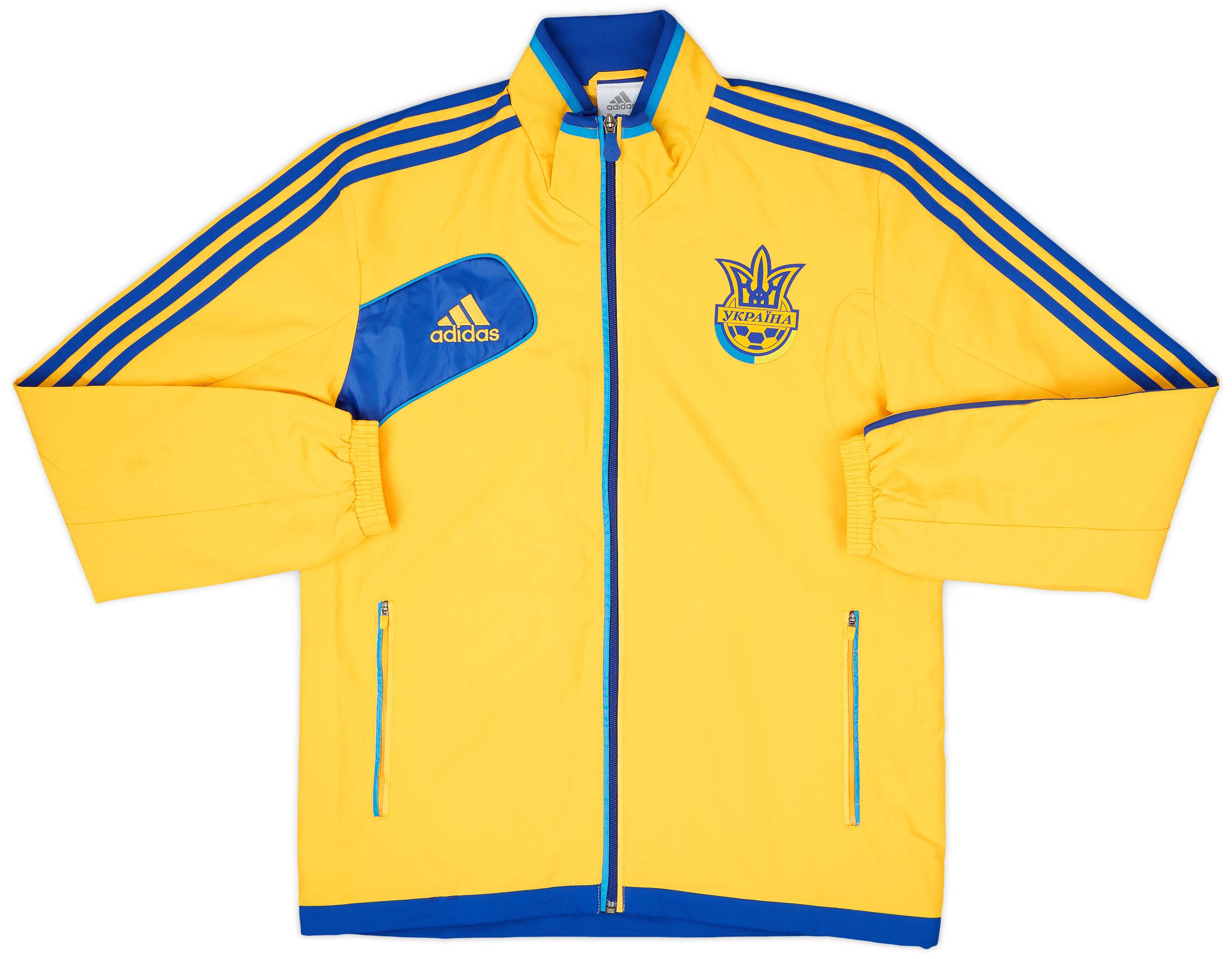 2011-12 Ukraine adidas Track Jacket - 9/10 - (M)