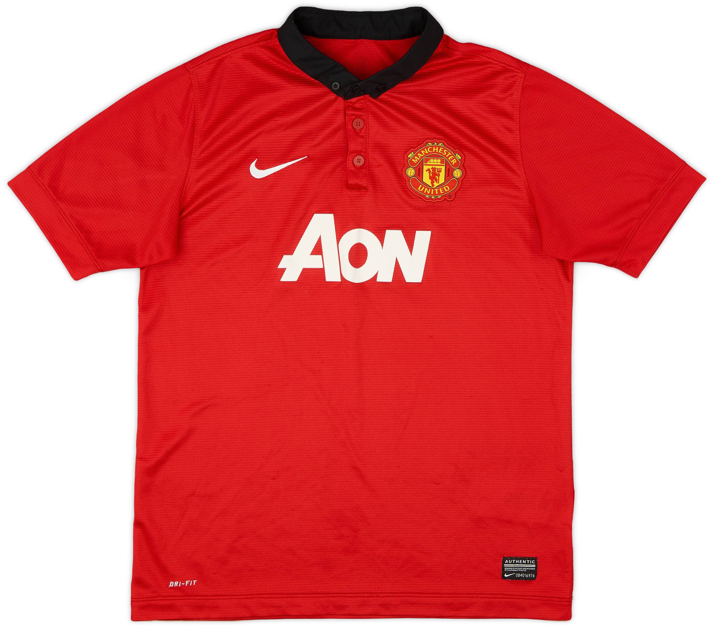 2013-14 Manchester United Home Shirt - 7/10 - (XL.Boys)