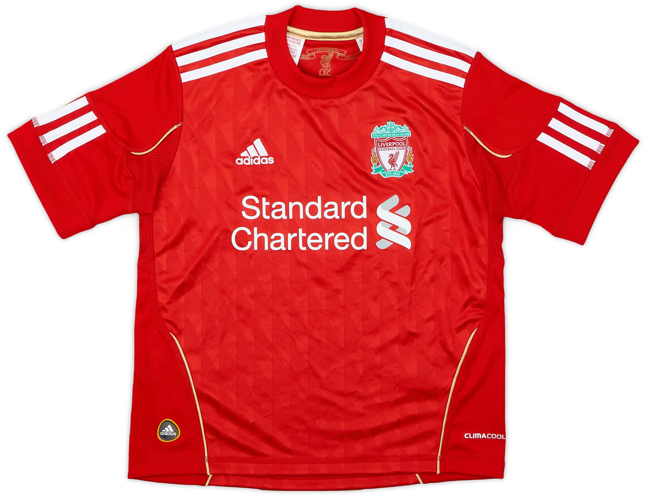 2010-12 Liverpool Home Shirt - 9/10 - (7-8 Years)