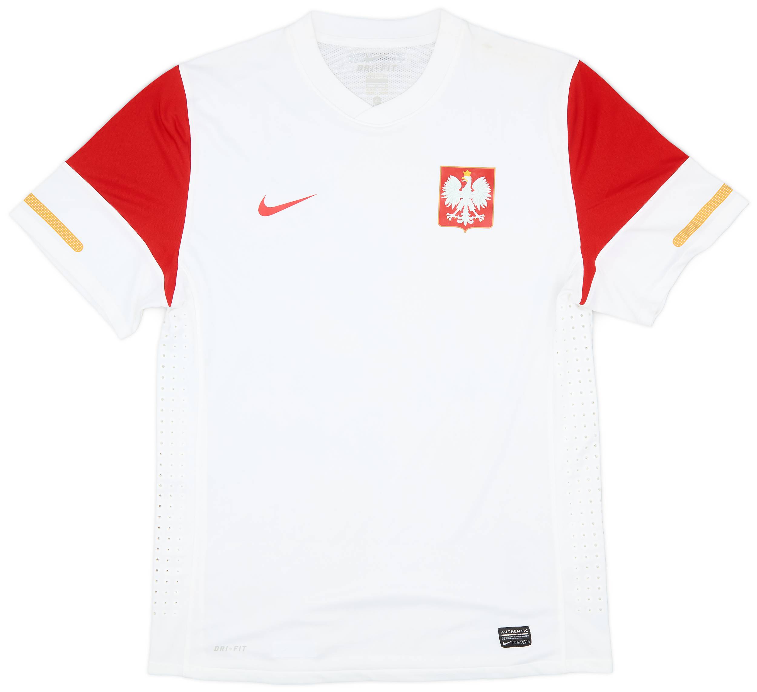 2010-12 Poland Player Issue Home Shirt - 8/10 - (XL)