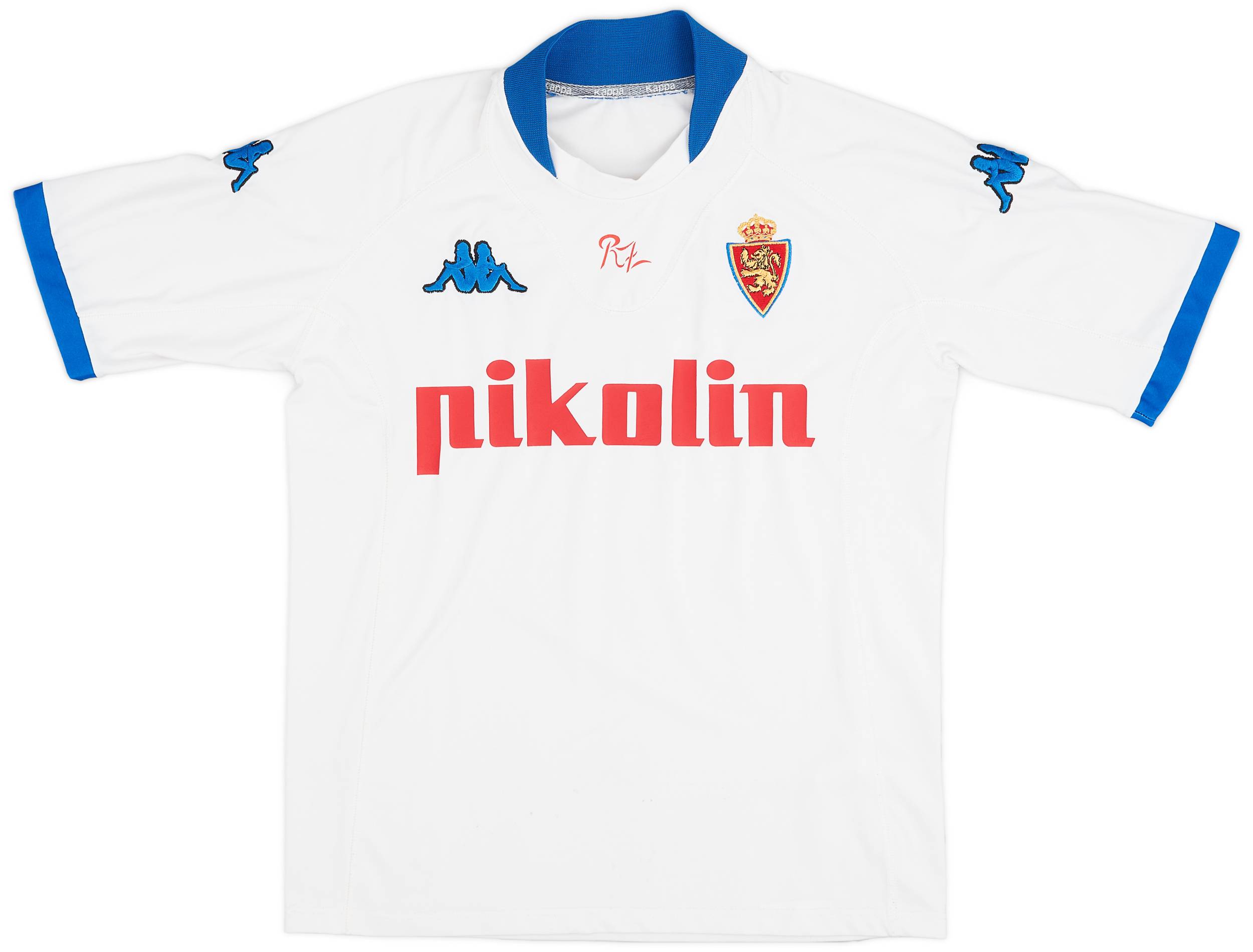 2001-03 Real Zaragoza Home Shirt - 7/10 - (L)