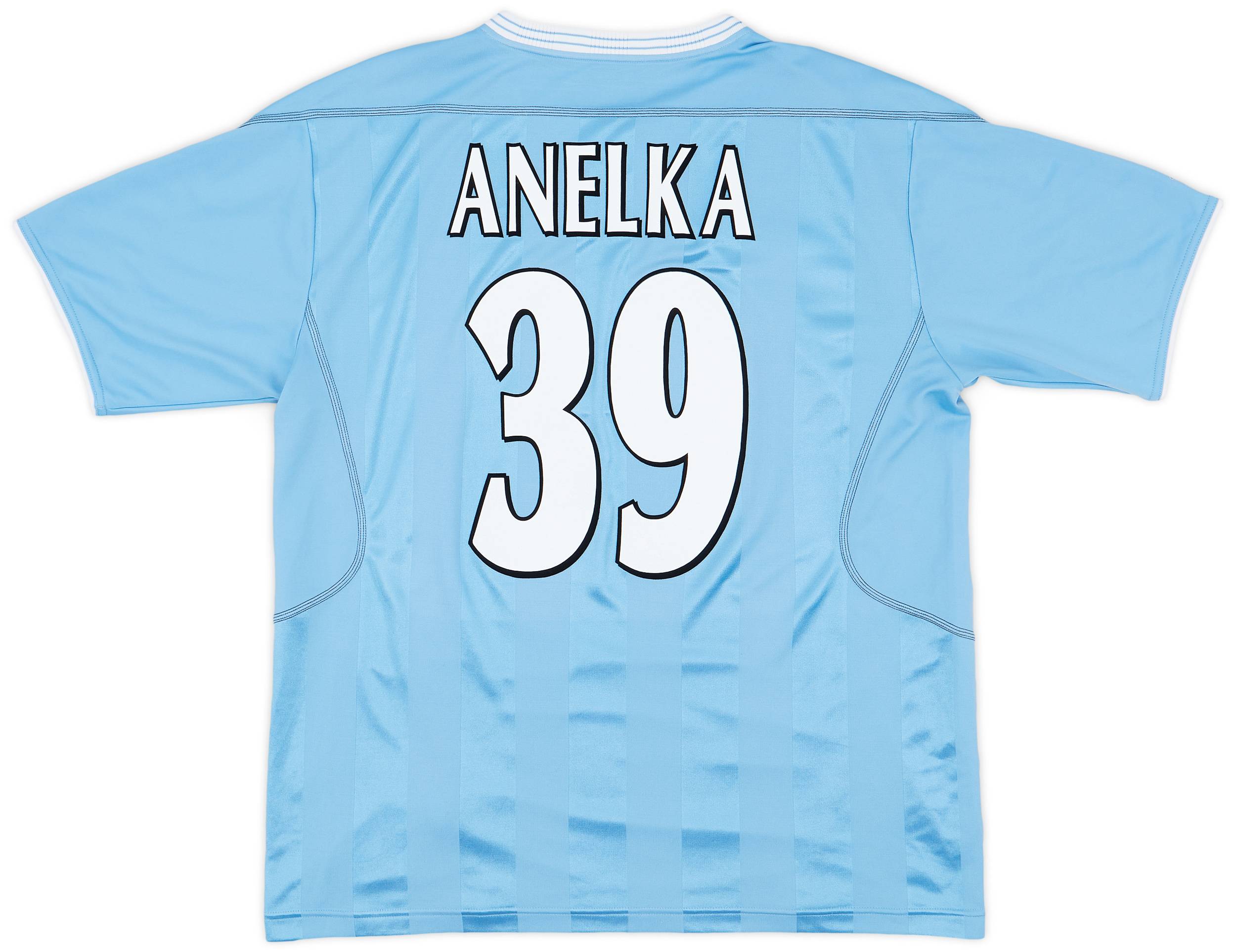 2003-04 Manchester City Home Shirt Anelka #39 - 8/10 - (L)