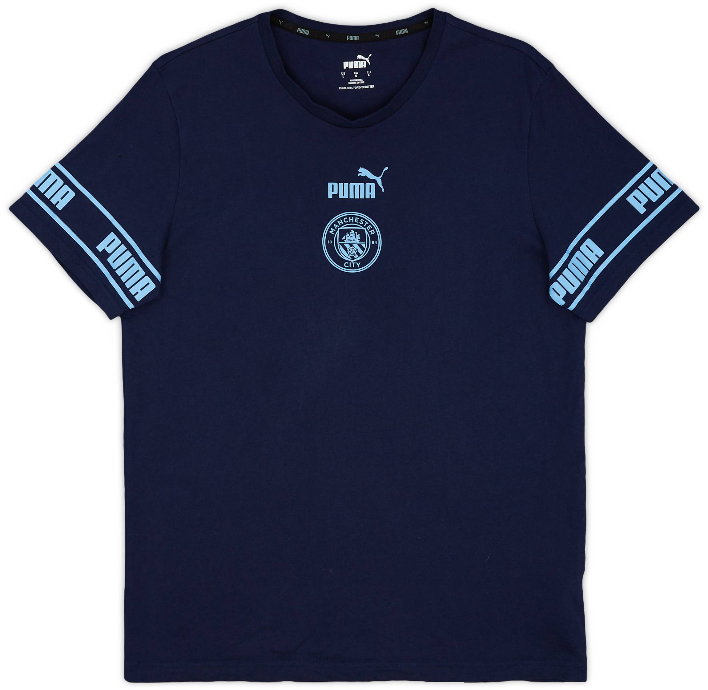 2021-22 Manchester City Puma Leisure Shirt - 9/10 - (L)