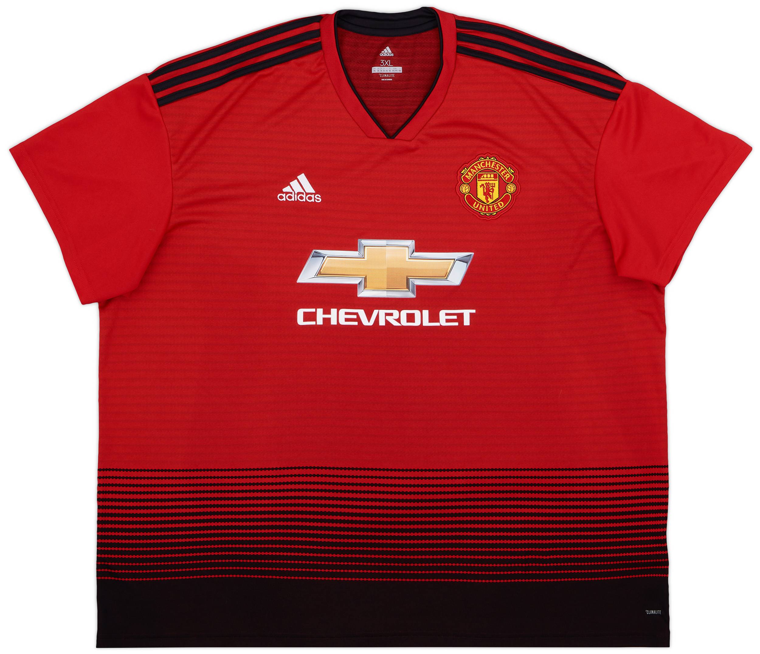 2018-19 Manchester United Home Shirt - 8/10 - (3XL)
