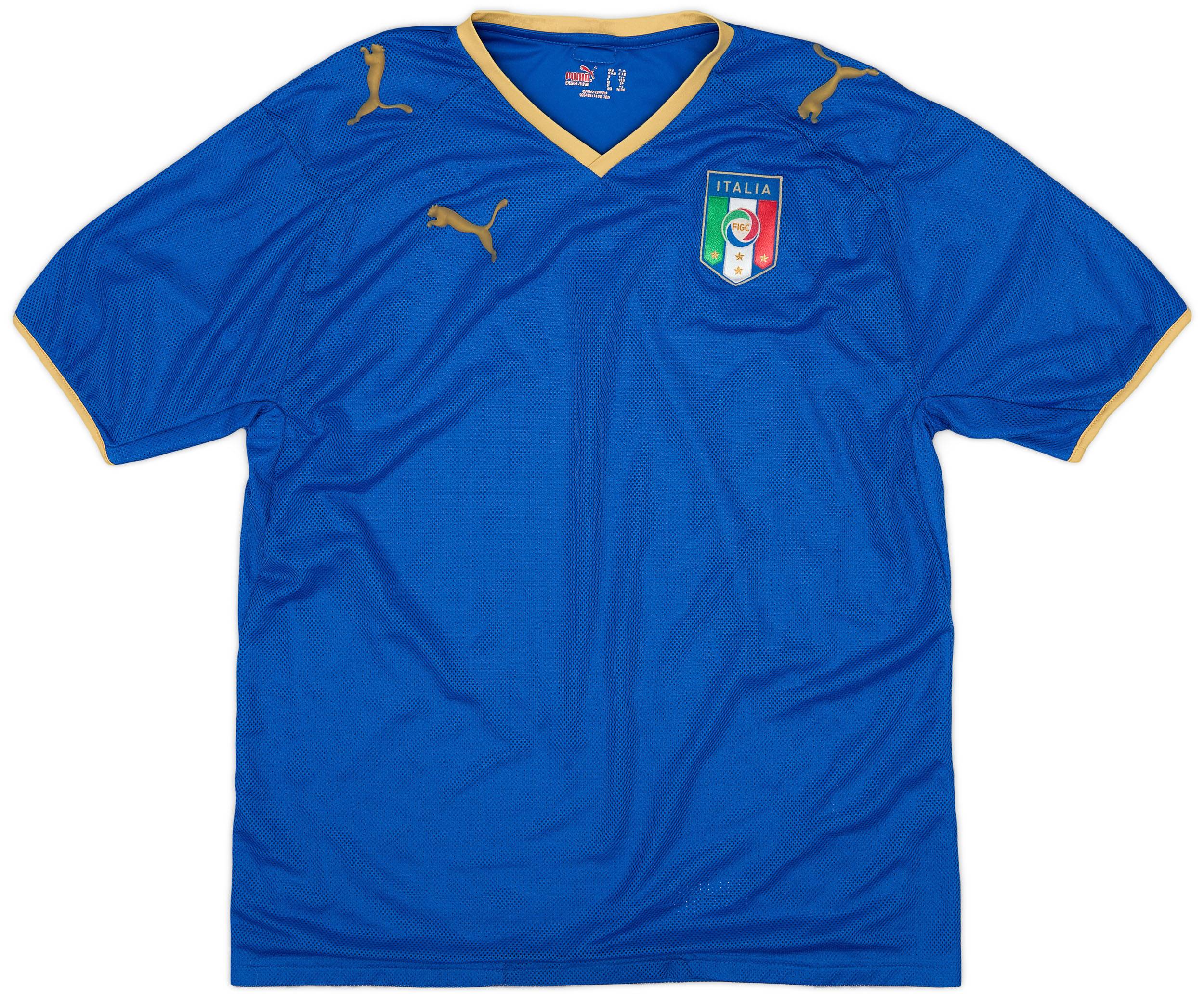 2007-08 Italy Home Shirt - 9/10 - (XL.Boys)