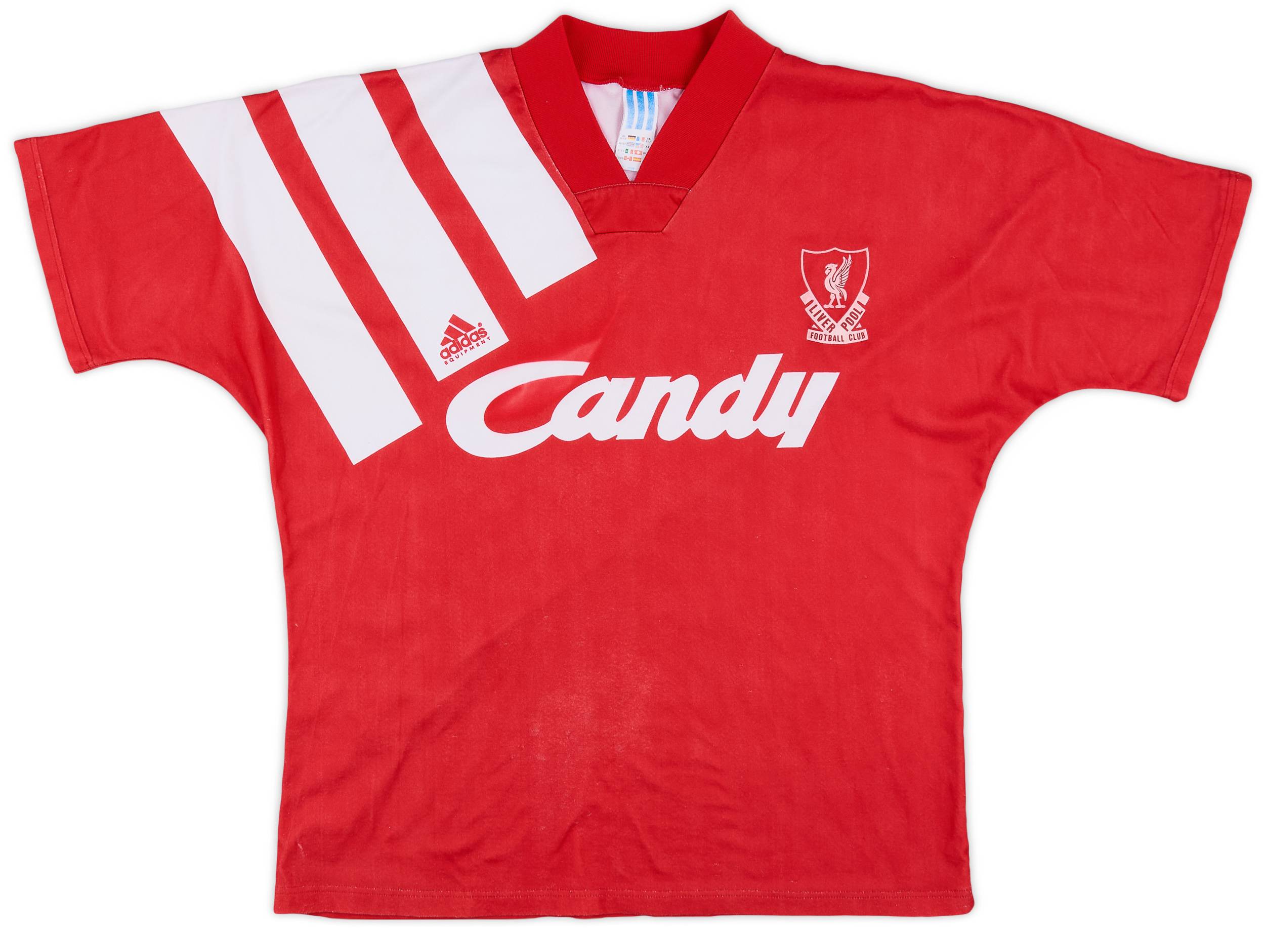 1991-92 Liverpool Home Shirt - 8/10 - (XL/XXL)