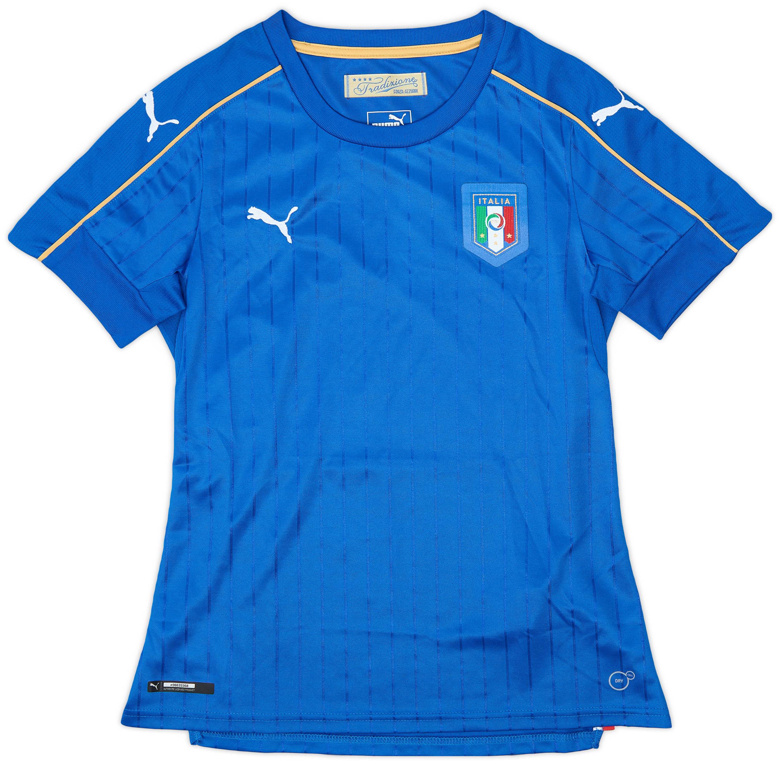 2016-17 Italy Home Shirt - 9/10 - (Women's M)