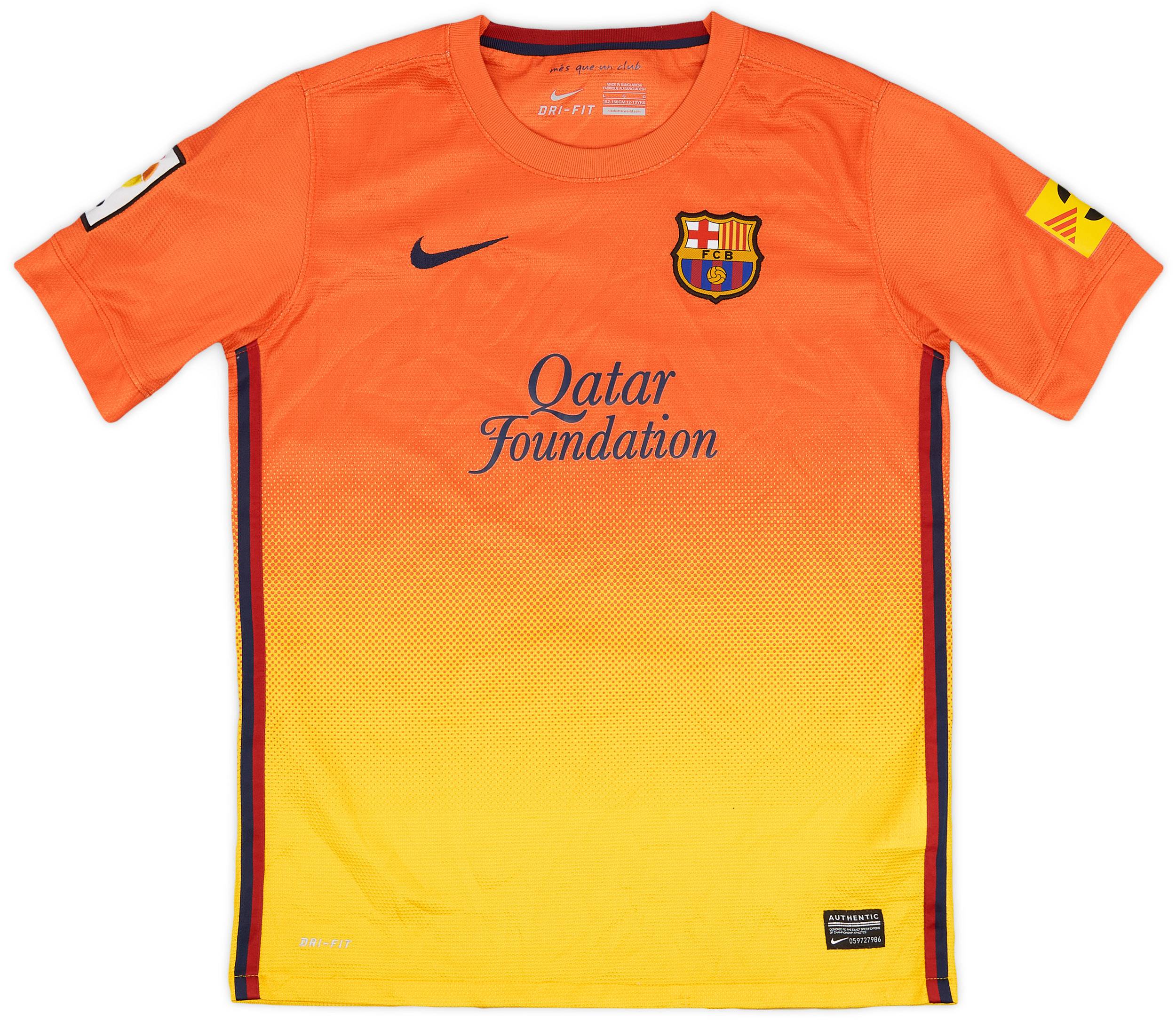 2012-13 Barcelona Away Shirt - 6/10 - (L.Boys)