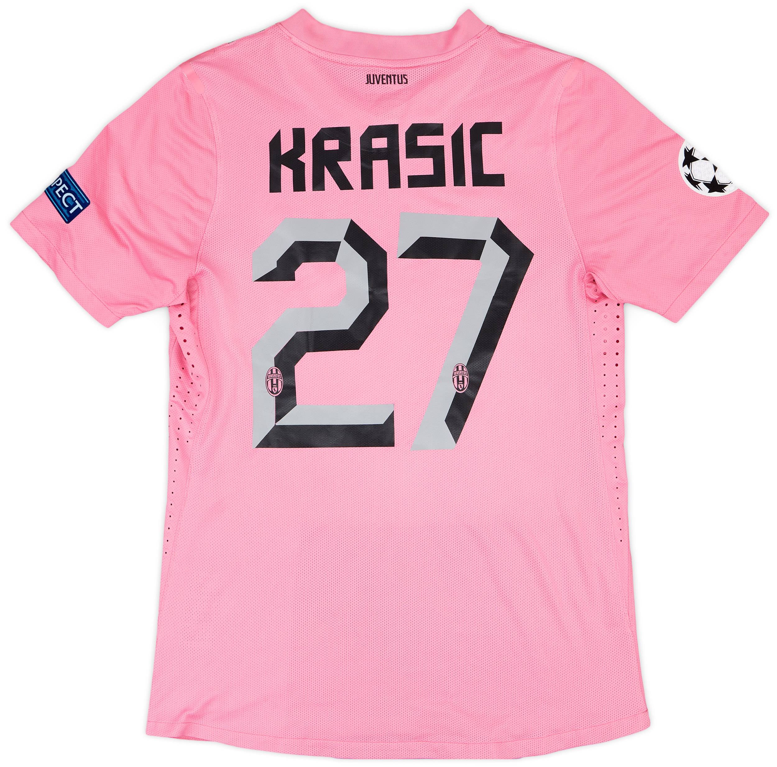 2011-12 Juventus Player Issue Champions League Away Shirt Krasic