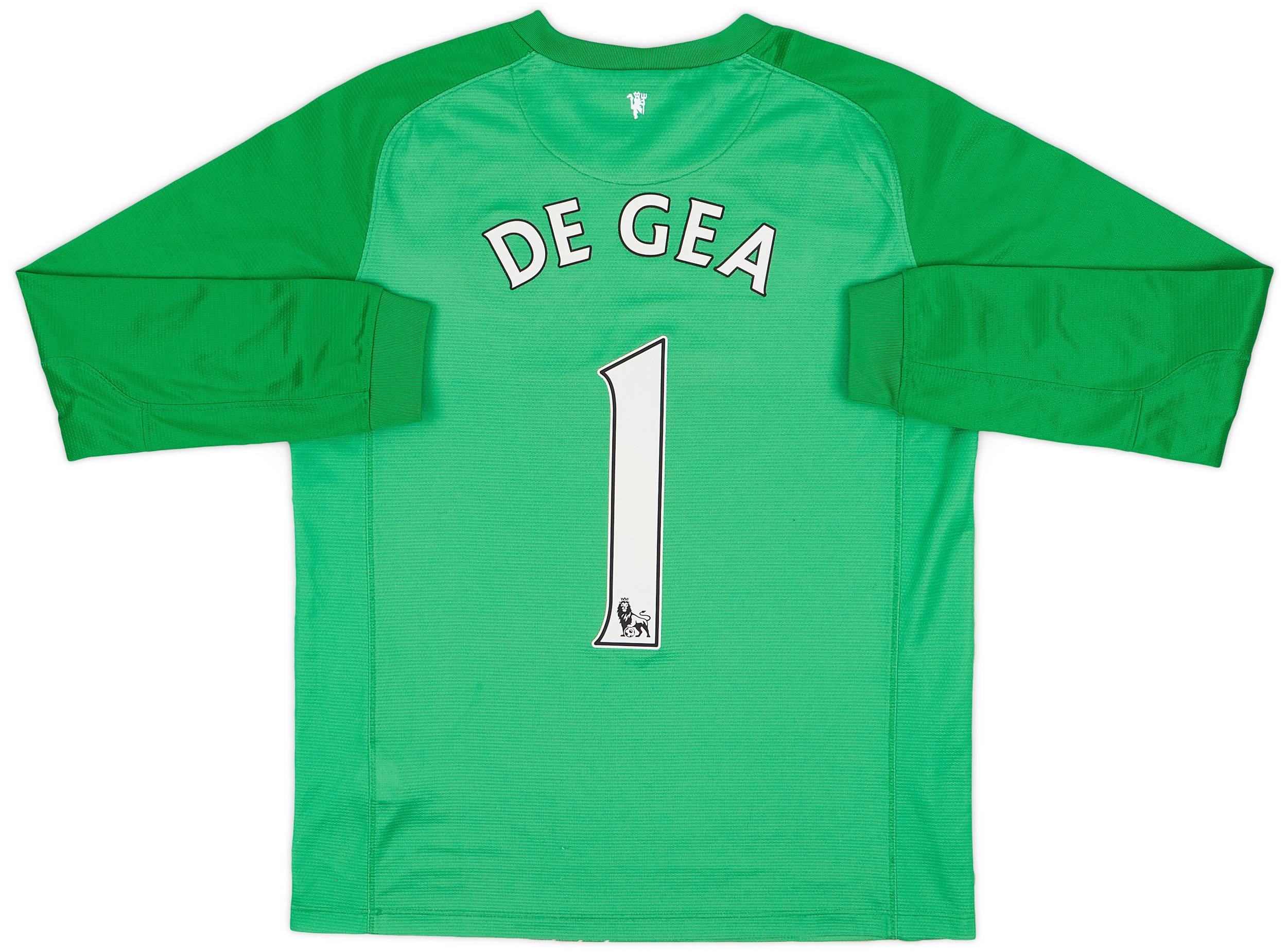 2013 14 Manchester United GK Shirt De Gea 1 6 10 XL.Boys