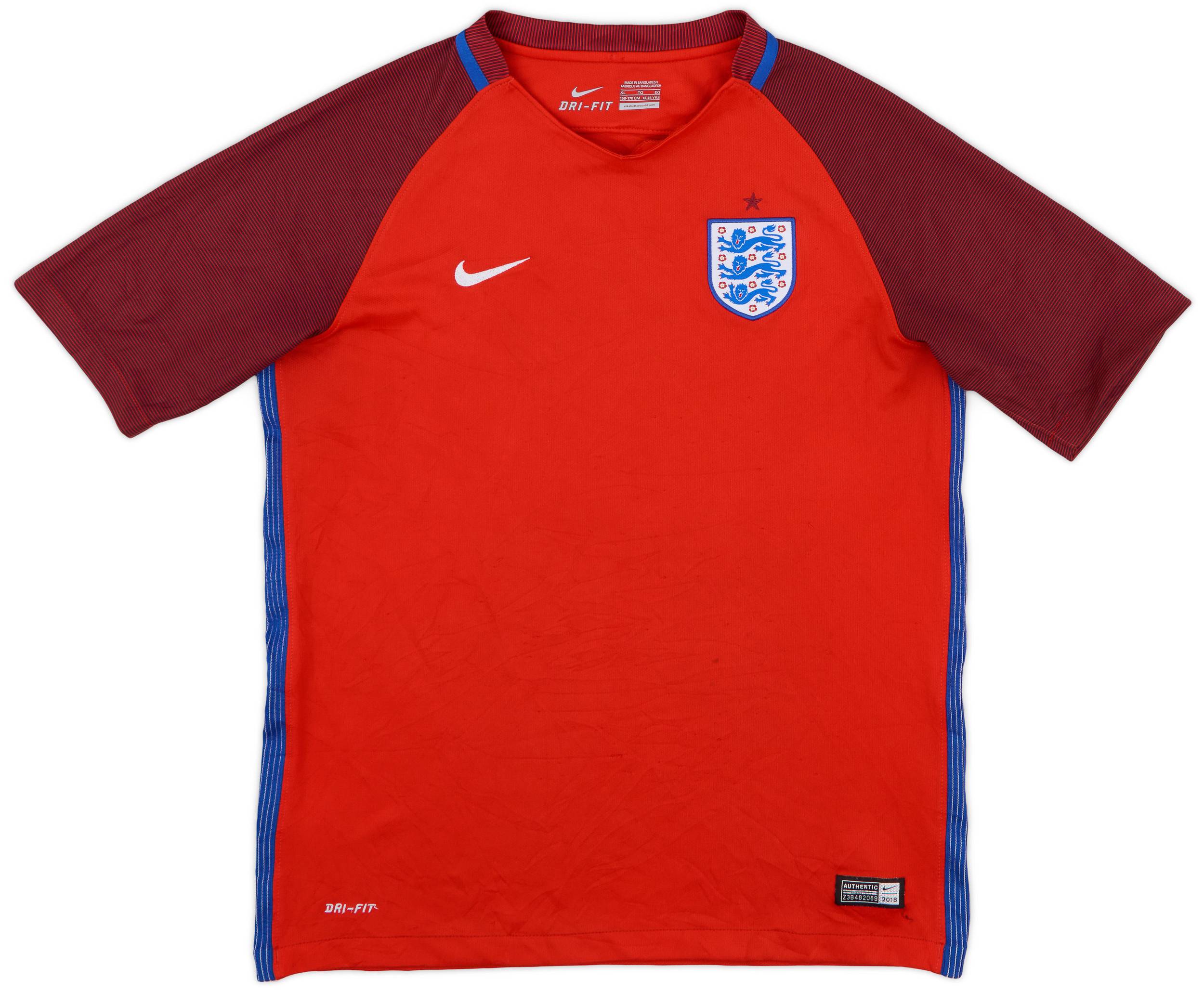 2016-17 England Away Shirt - 7/10 - (XL.Boys)