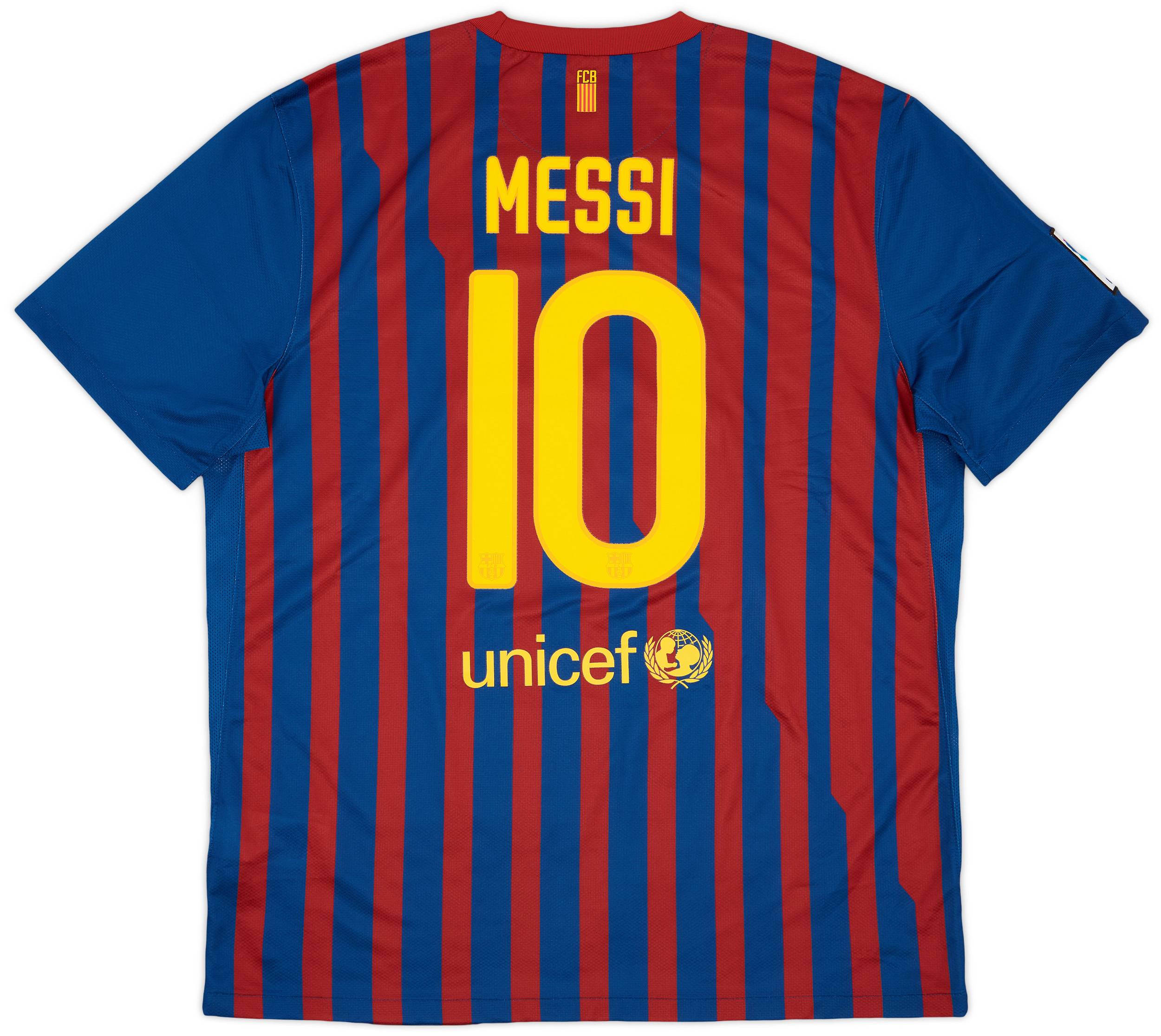 2011-12 Barcelona Home Shirt Messi #10 - 8/10 - (XL)