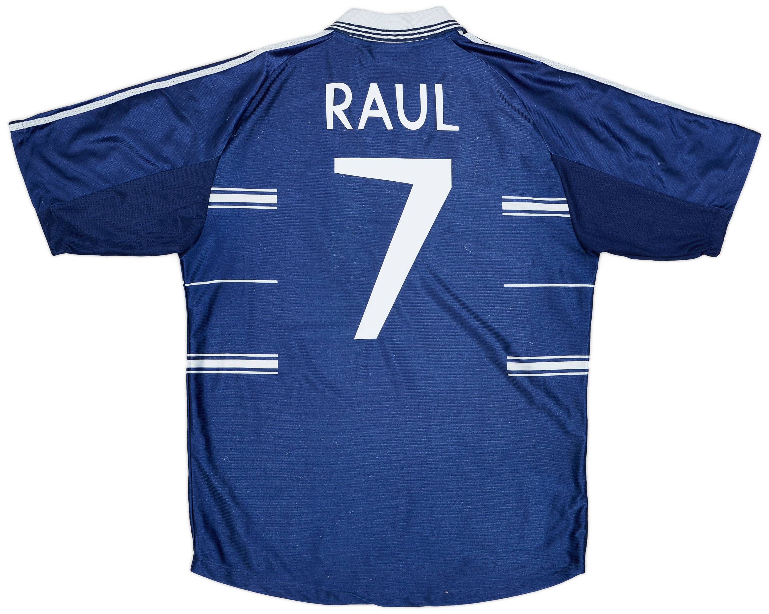 1998-99 Real Madrid Away Shirt Raul #7 - 8/10 - (XL)
