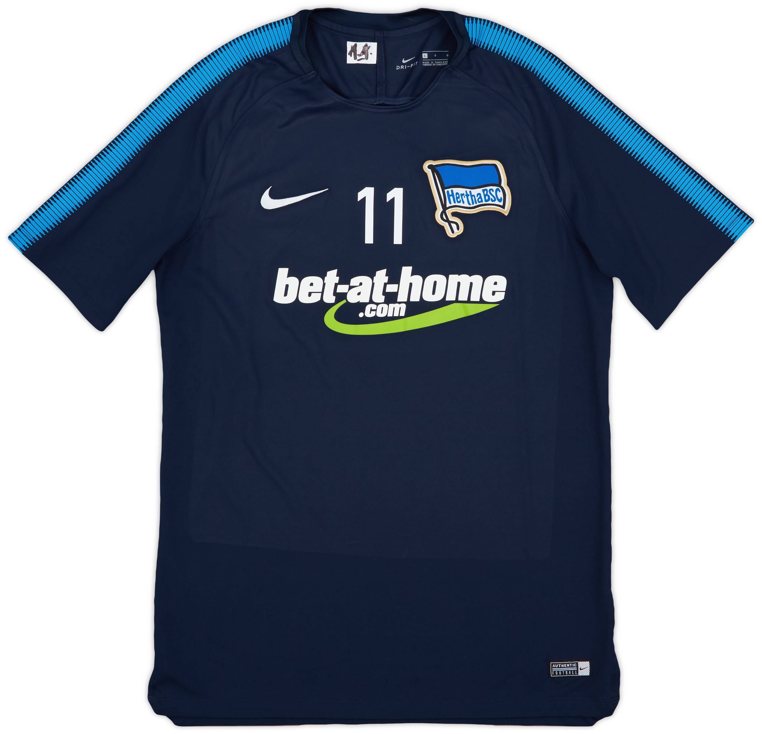 2018-19 Hertha Berlin Nike Player Issue Training Shirt #11 - 8/10 - (L)