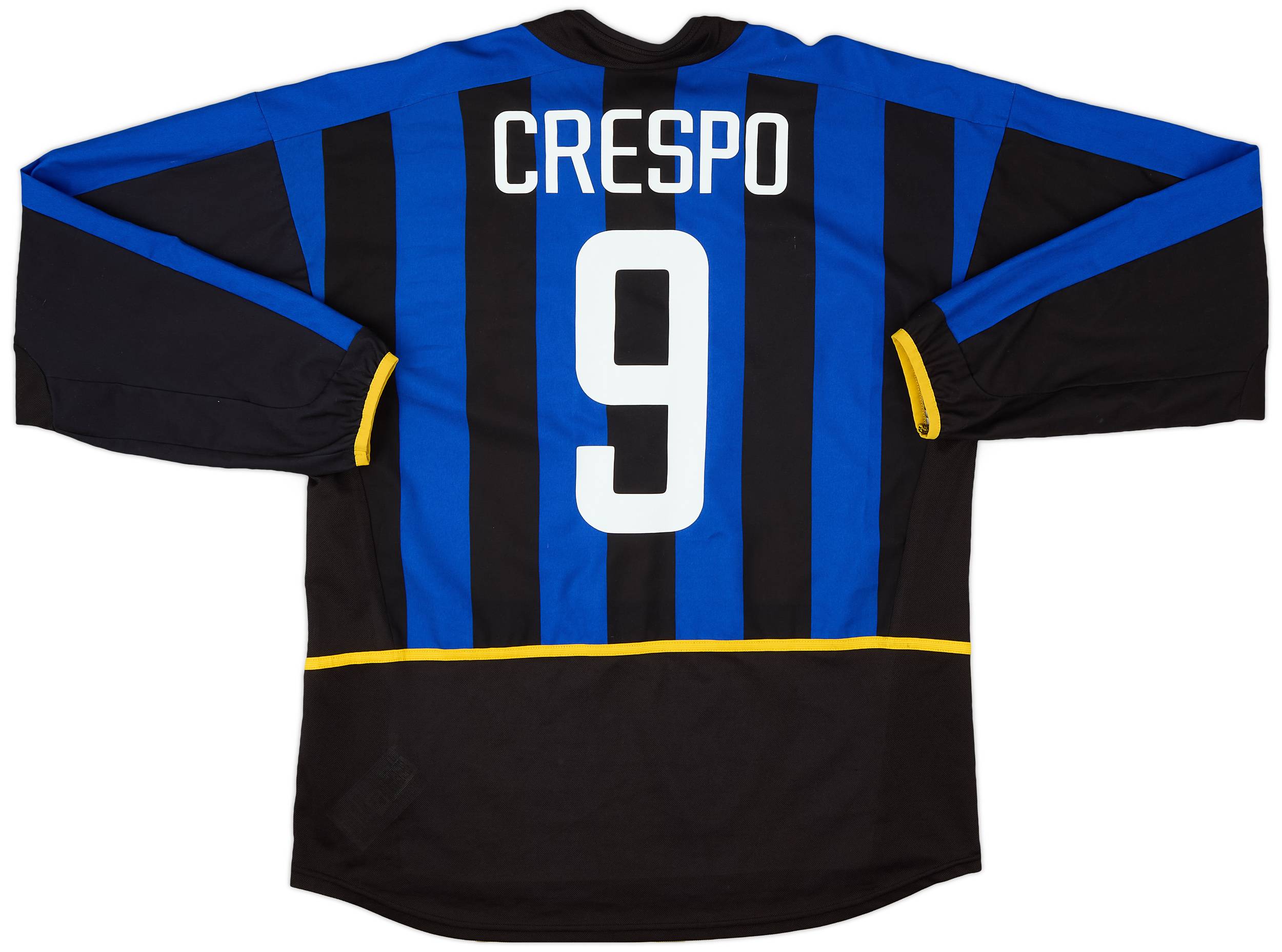 2002-03 Inter Milan Home L/S Shirt Crespo #9 - 7/10 - (L)