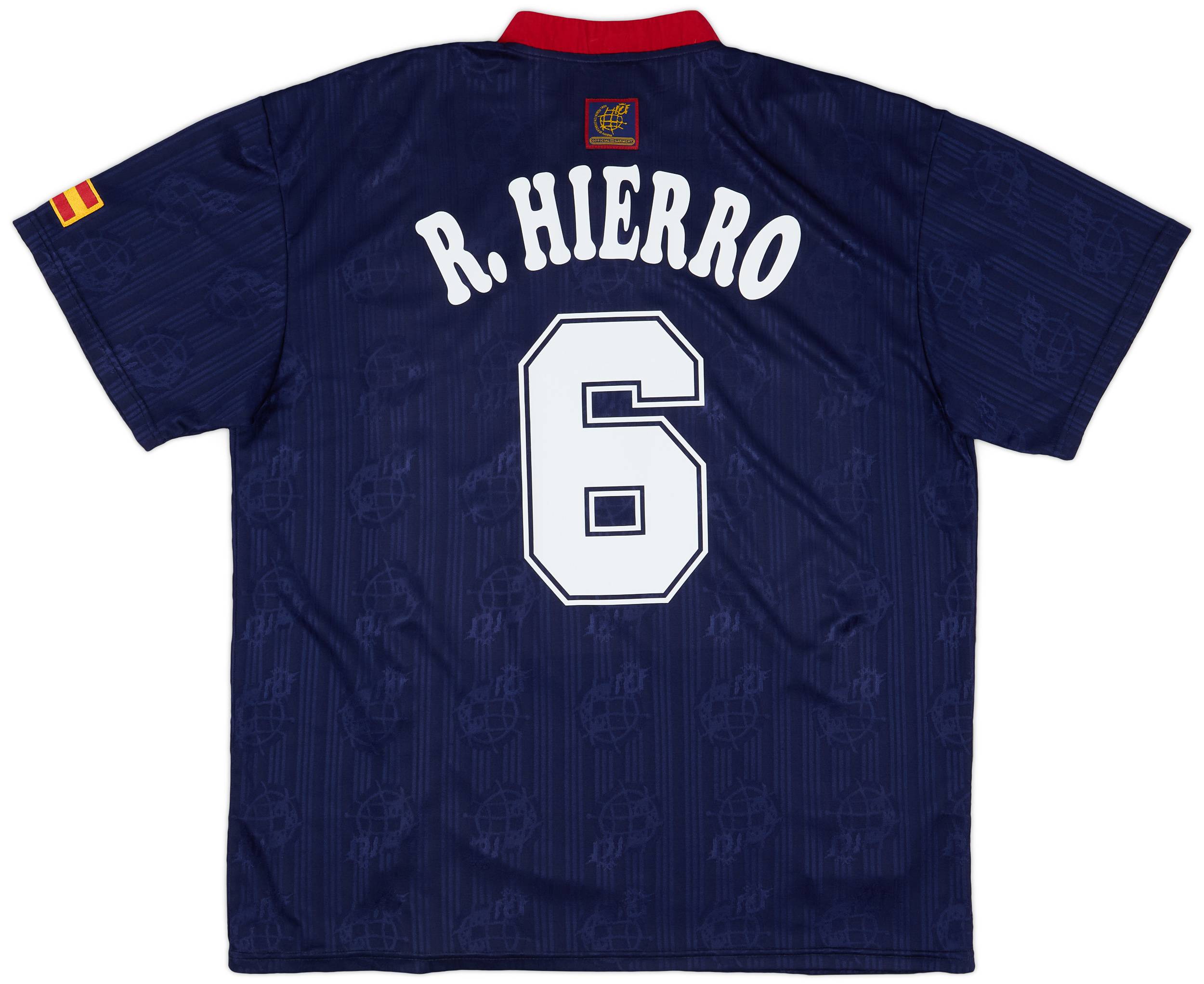1996-98 Spain Away Shirt R.Hierro #6 - 9/10 - (XL)