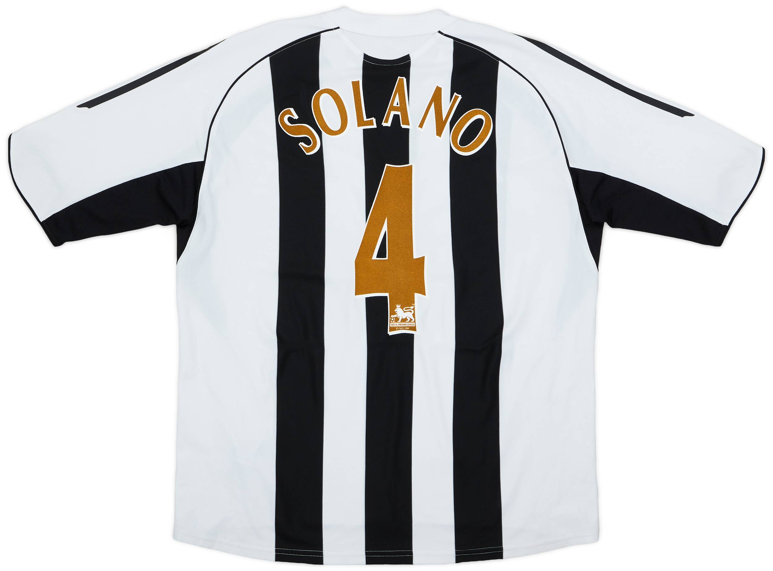 2005-07 Newcastle Home Shirt Solano #4 - 8/10 - (XL)