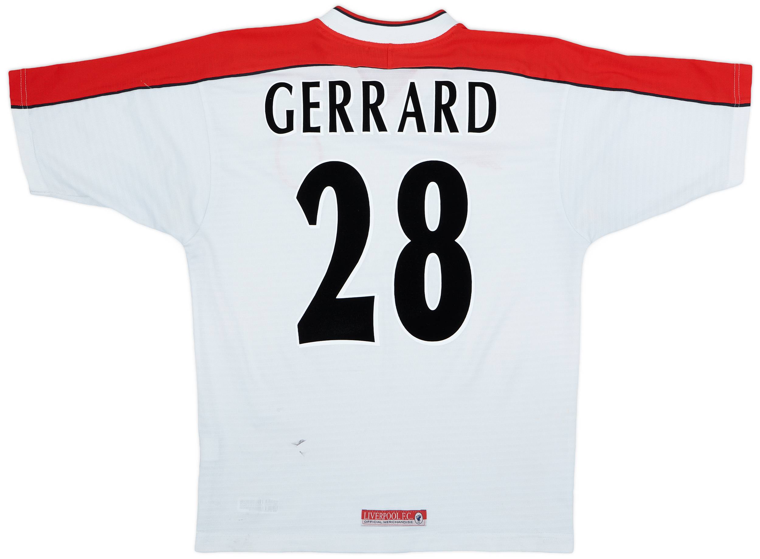 1998-99 Liverpool Away Shirt Gerrard #28 - 6/10 - (M)