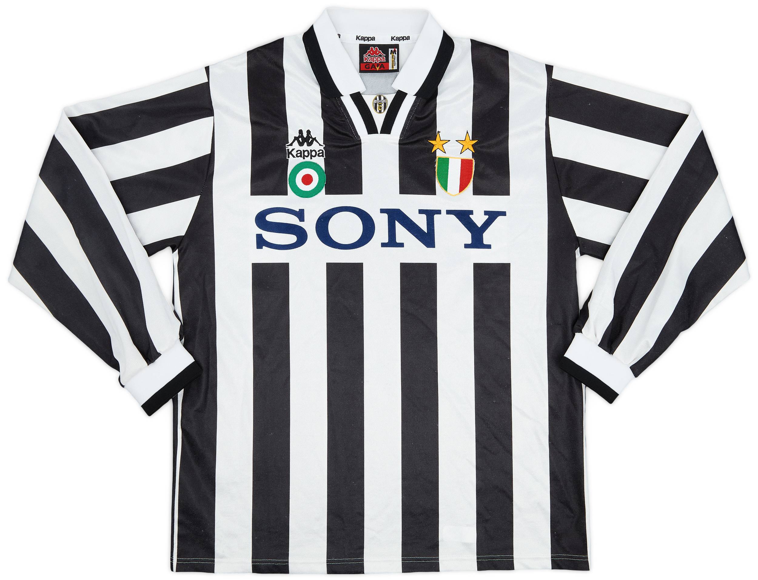 1995-97 Juventus Home L/S Shirt - 8/10 - (M)