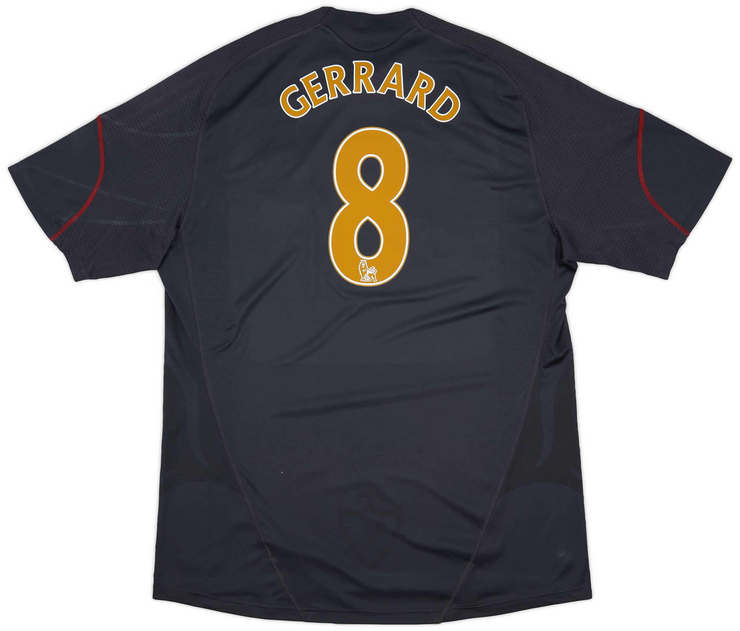 2009-10 Liverpool Away Shirt Gerrard #8 - 5/10 - (XL)