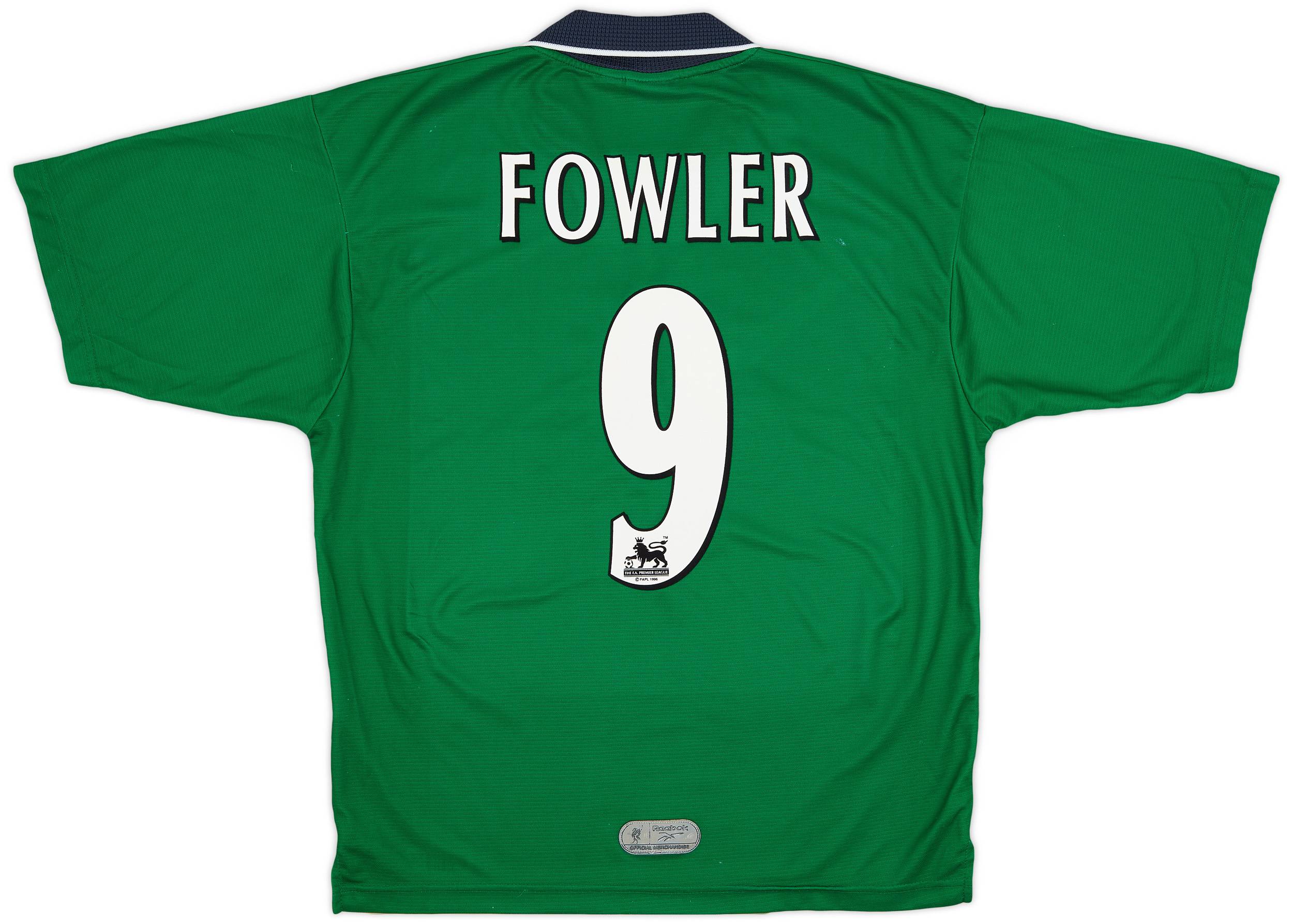 1999-00 Liverpool Away Shirt Fowler #9 - 6/10 - (M)
