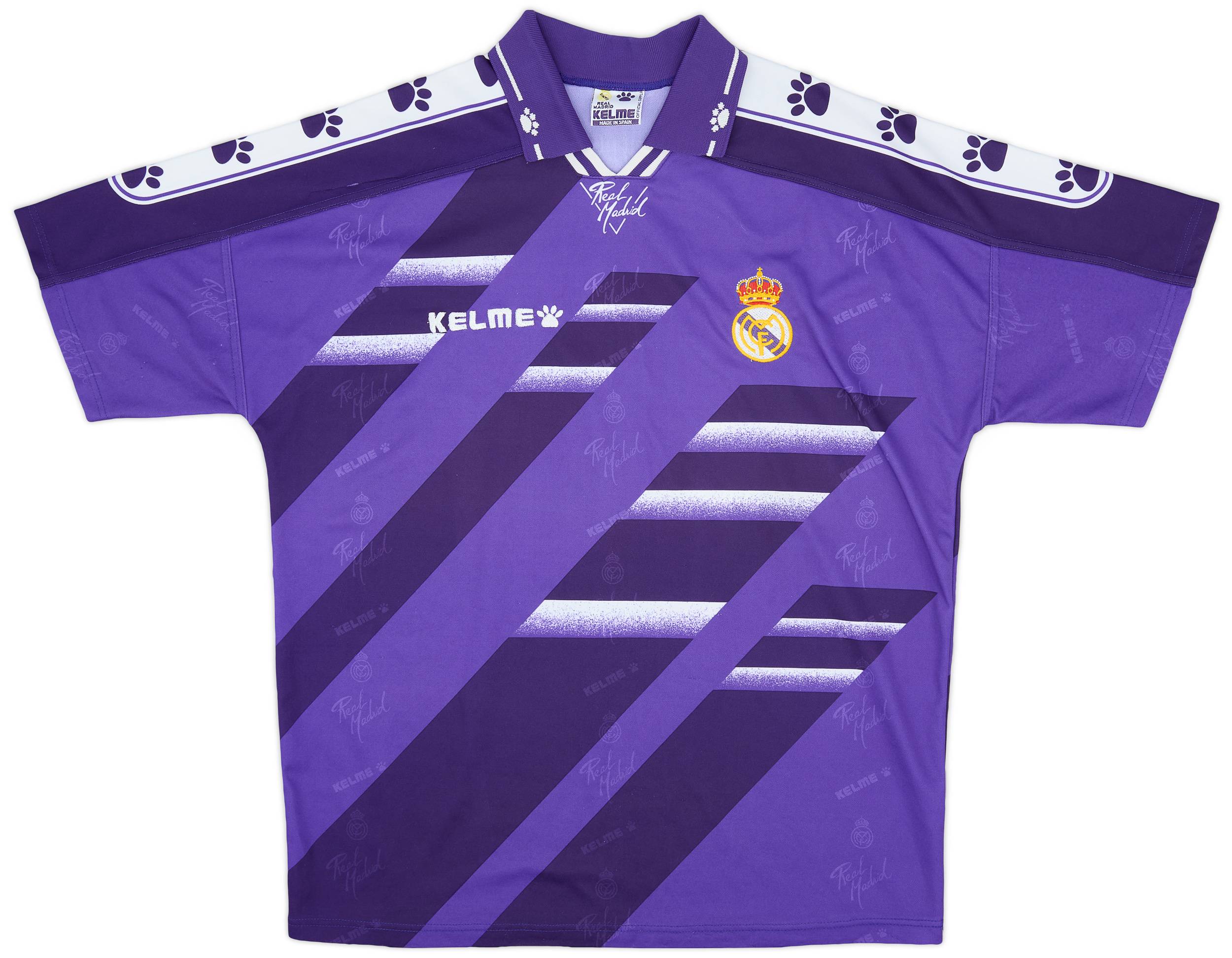 1994-96 Real Madrid Away Shirt #10 - 8/10 - (L)
