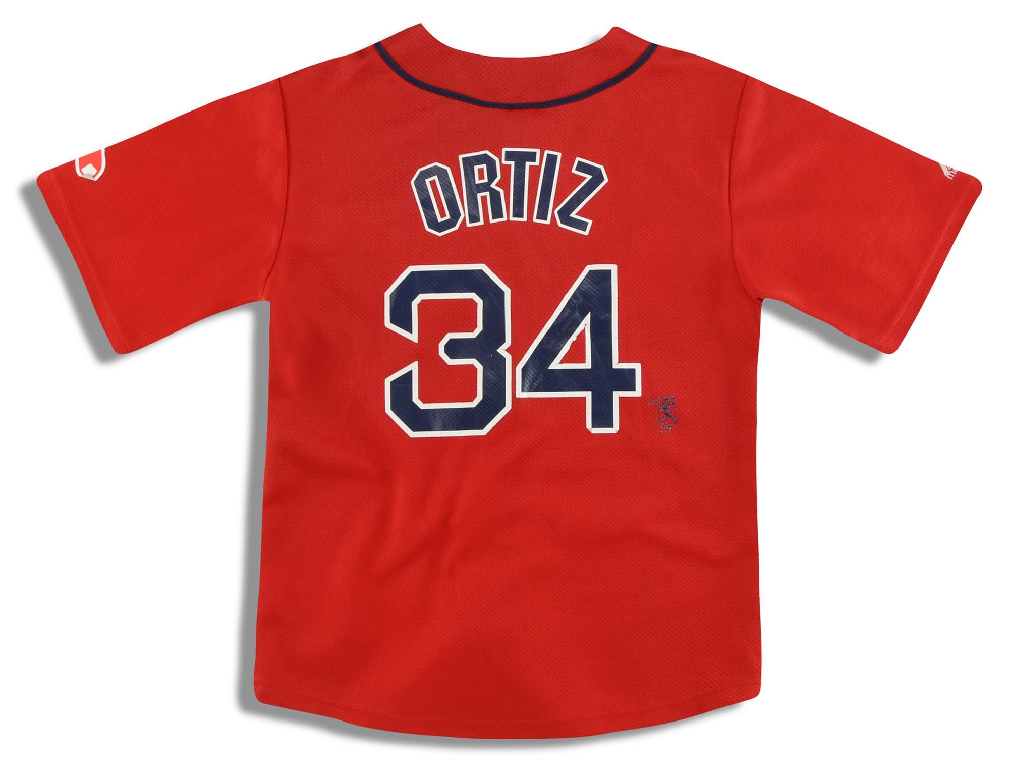 2003-08 Boston Red Sox Ortiz #34 Majestic Jersey (Alternate) Y