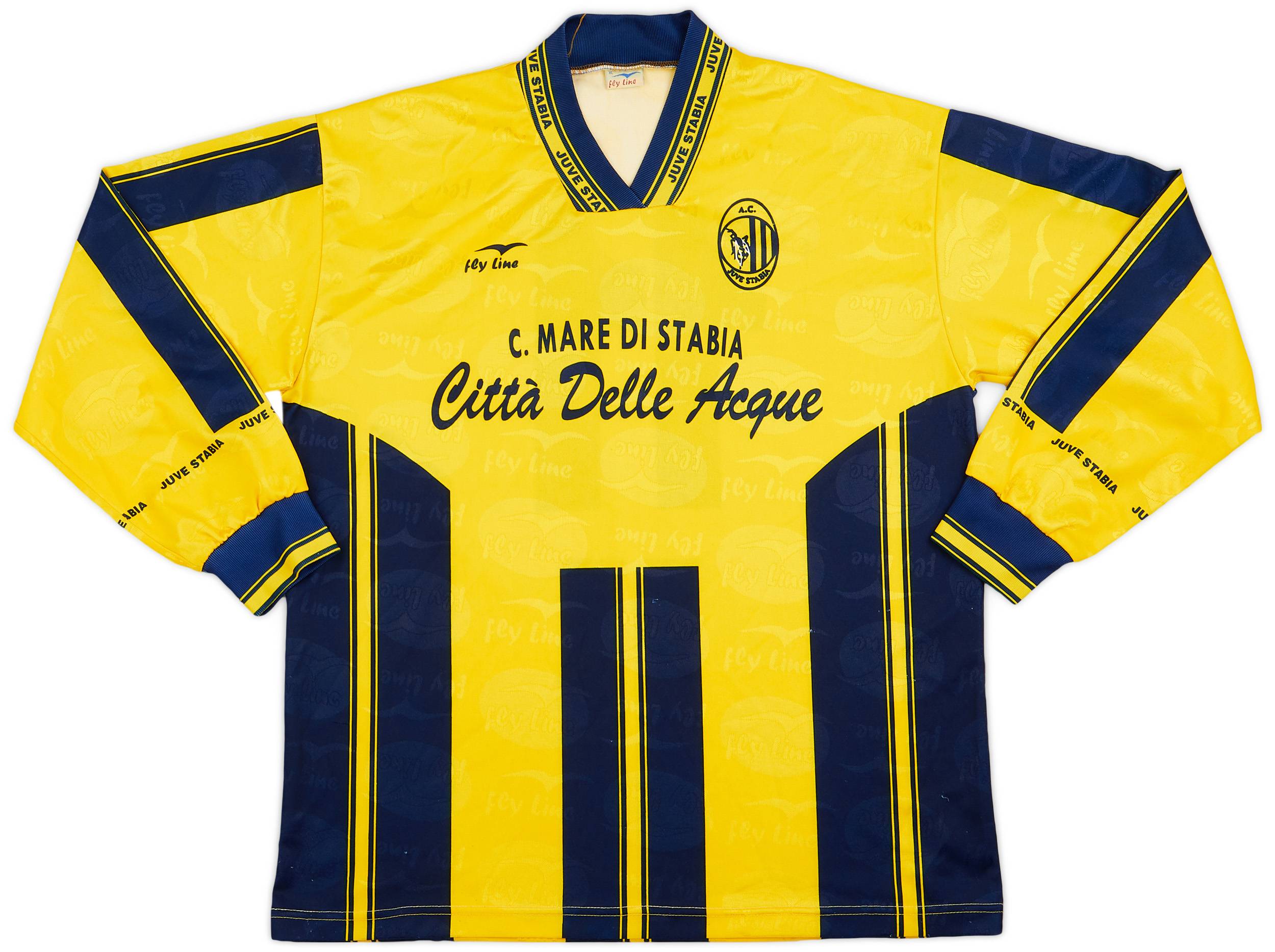 1999-00 Juve Stabia Home L/S Shirt #11 - 8/10 - (XL)