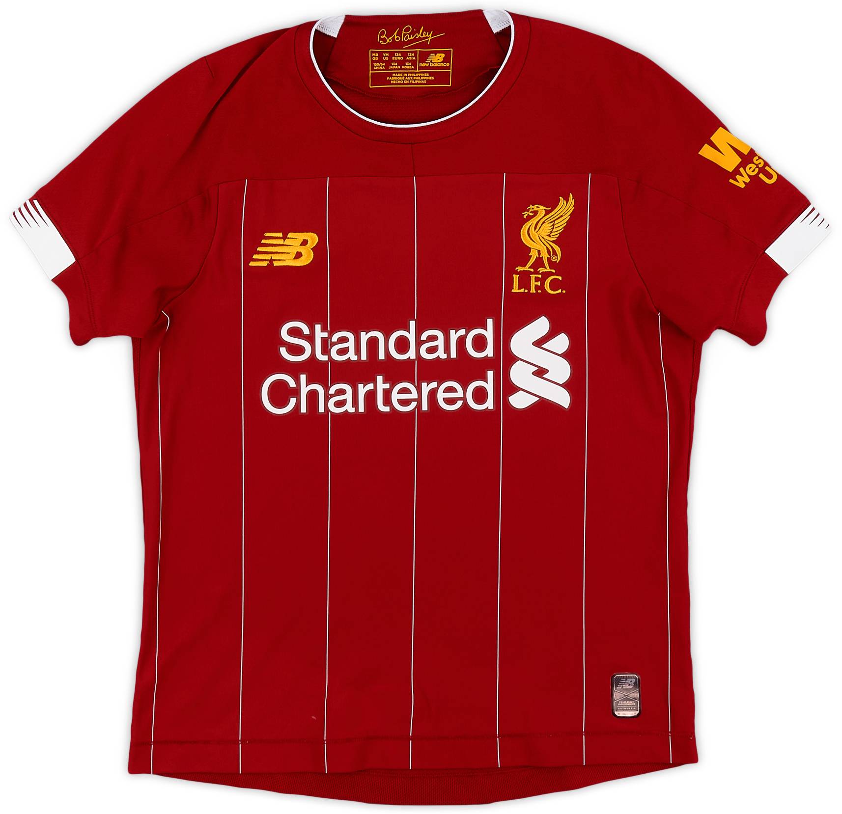 2019-20 Liverpool Home Shirt - 9/10 - (M.Boys)
