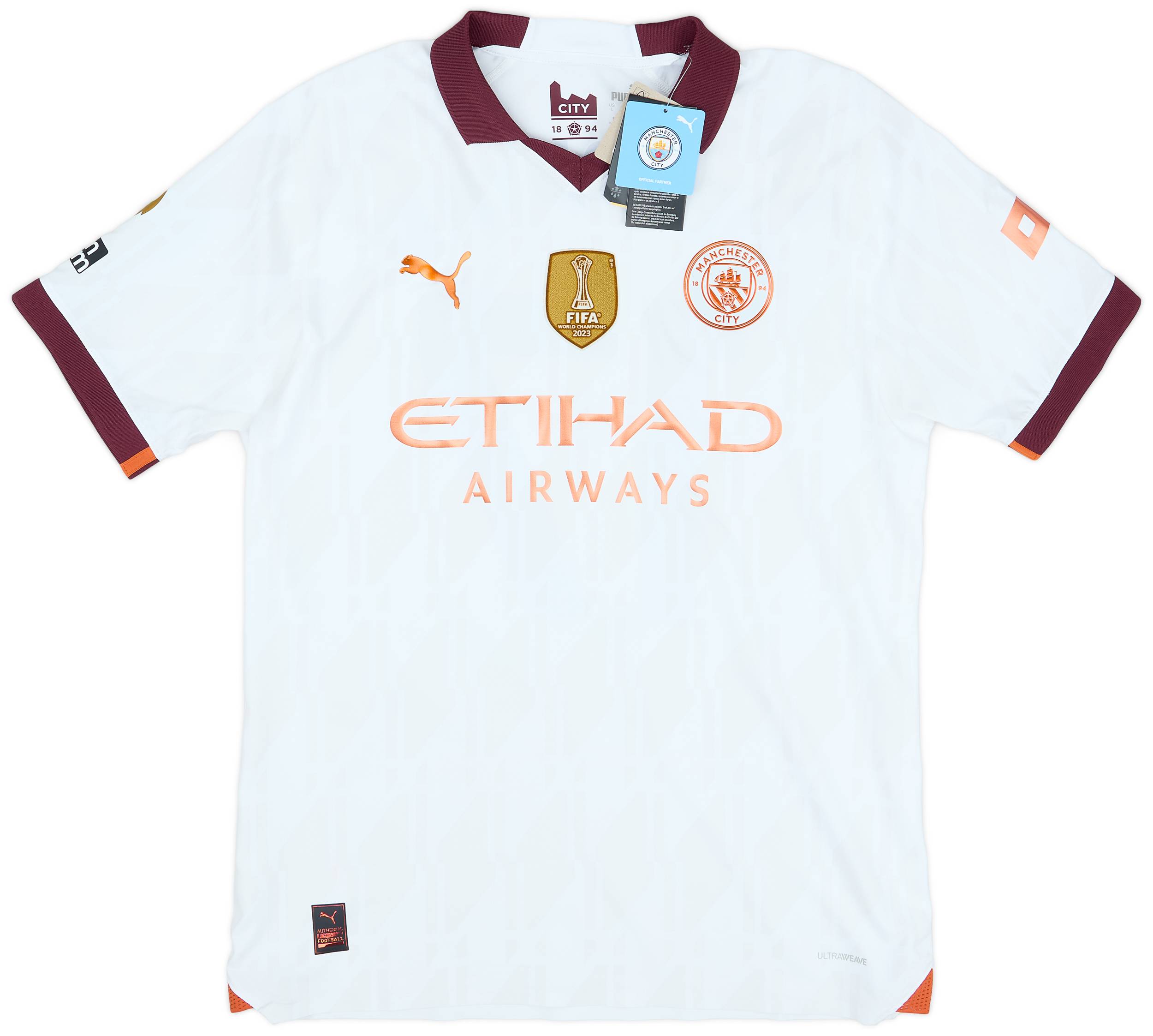 2023-24 Manchester City Player Issue Away Shirt De Bruyne #17