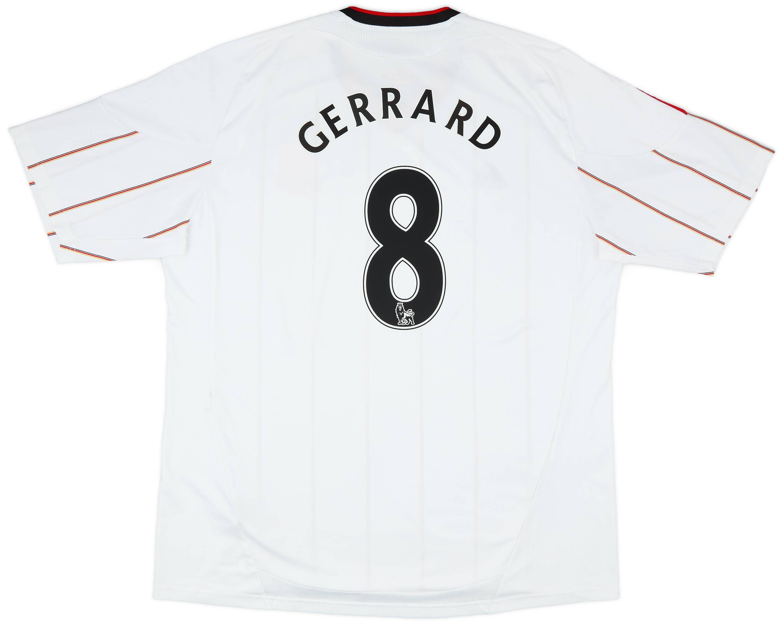 2010-11 Liverpool Away Shirt Gerrard #8 - 7/10 - (3XL)