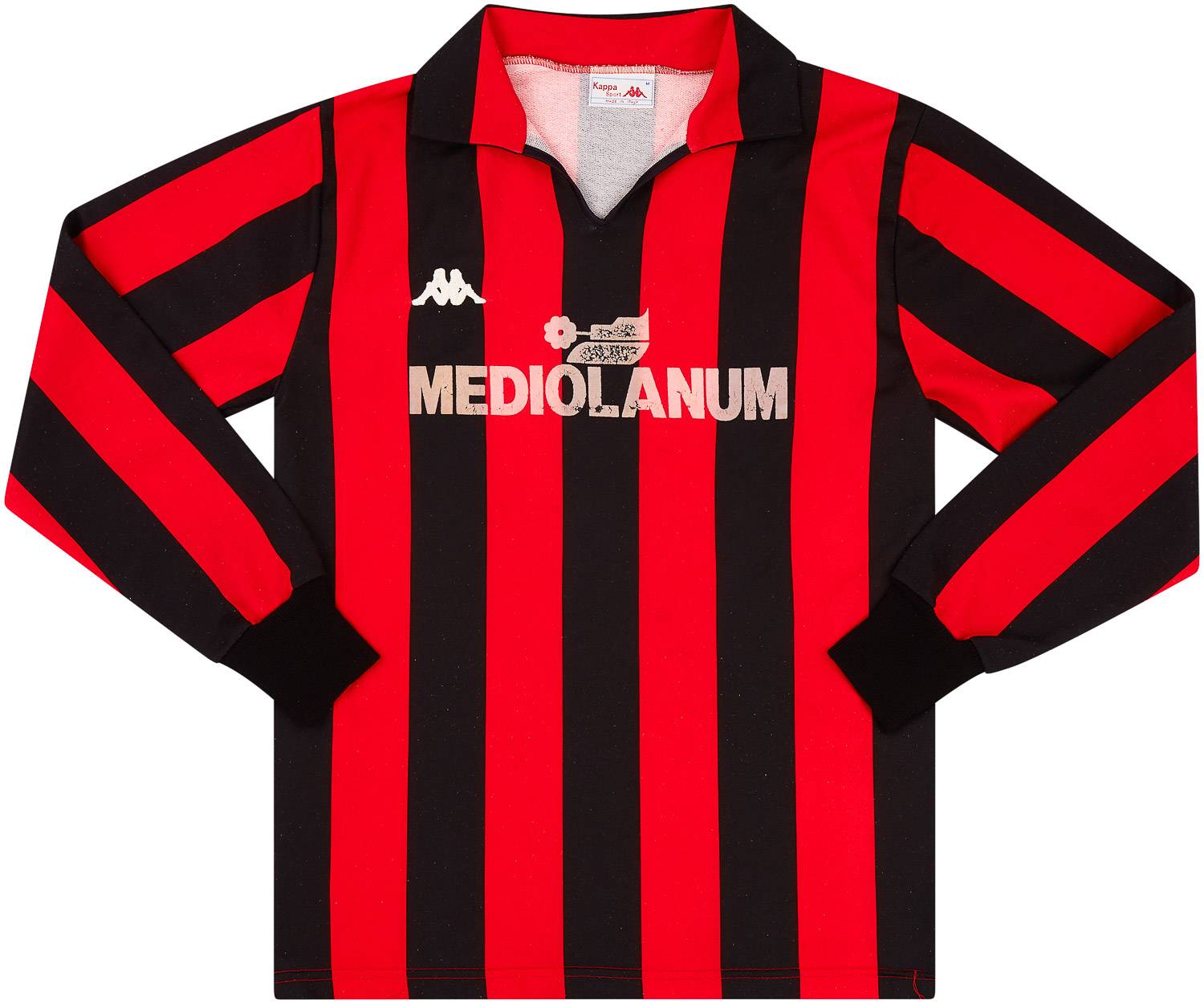 1987-88 AC Milan Match Issue Home L/S Shirt #2
