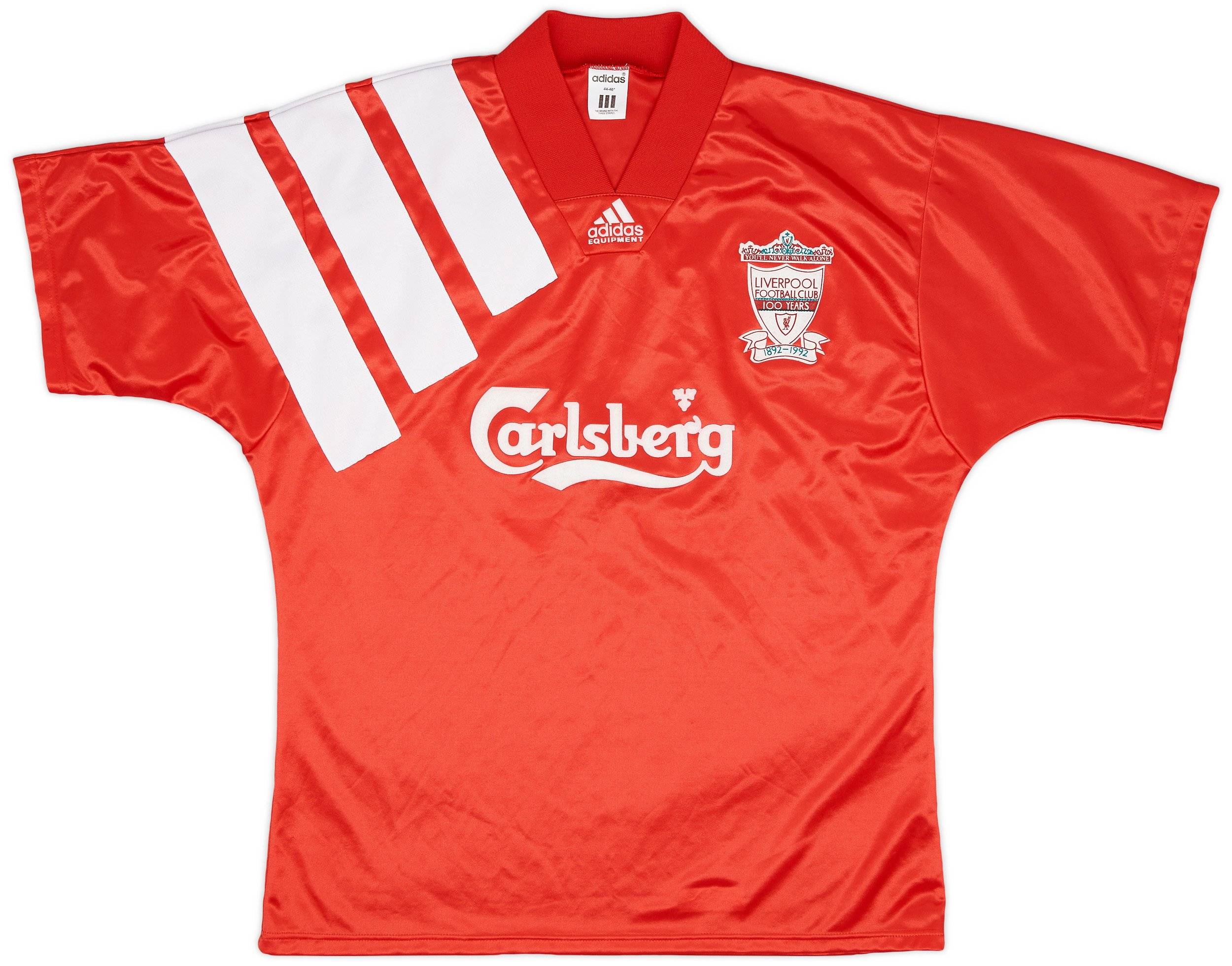 1992-93 Liverpool Centenary Home Shirt - 9/10 - (XL)