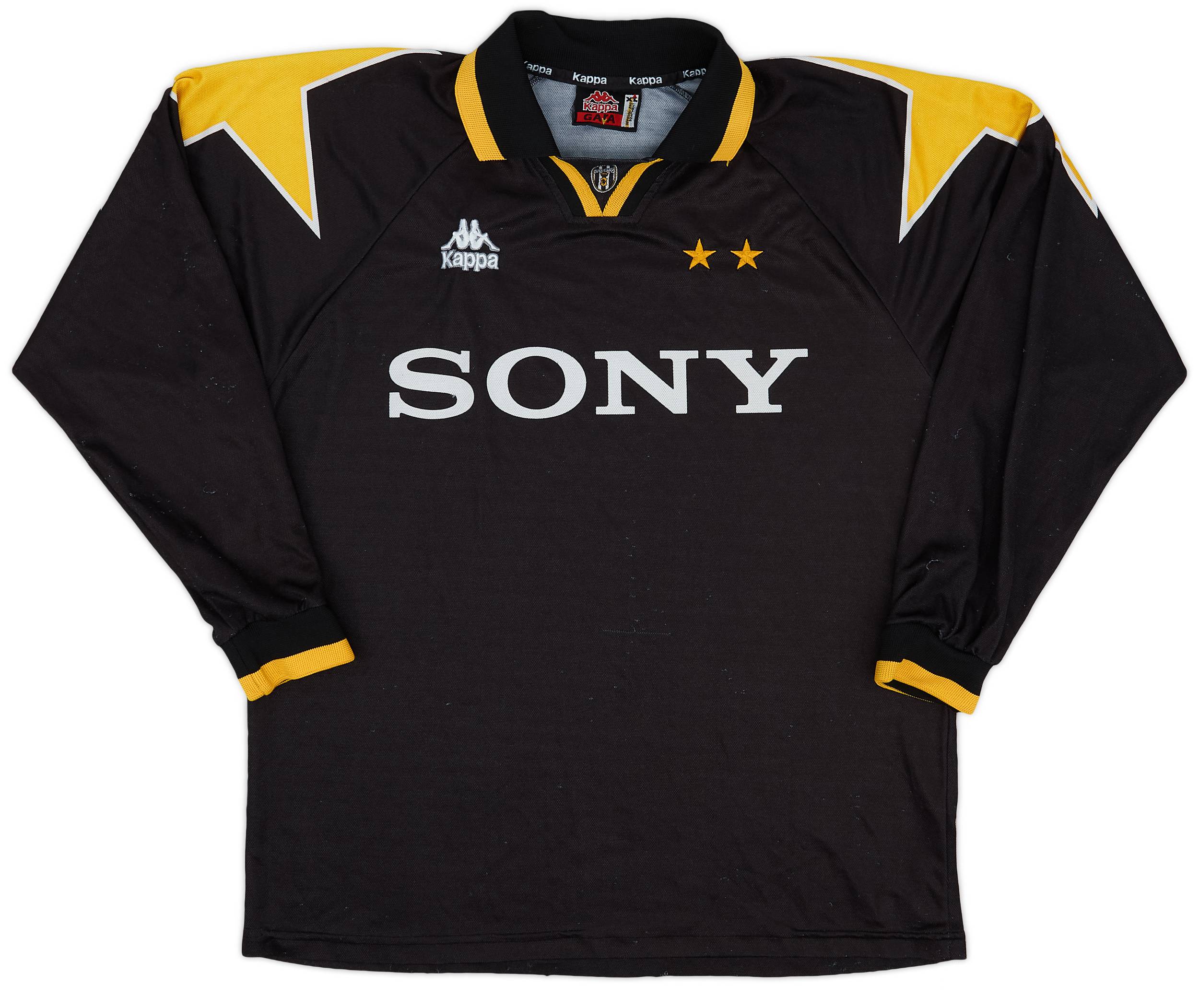 【楽天最安値に挑戦】 1995-96 (XL) - 6/10 - Shirt L/S Third Juventus ウェア