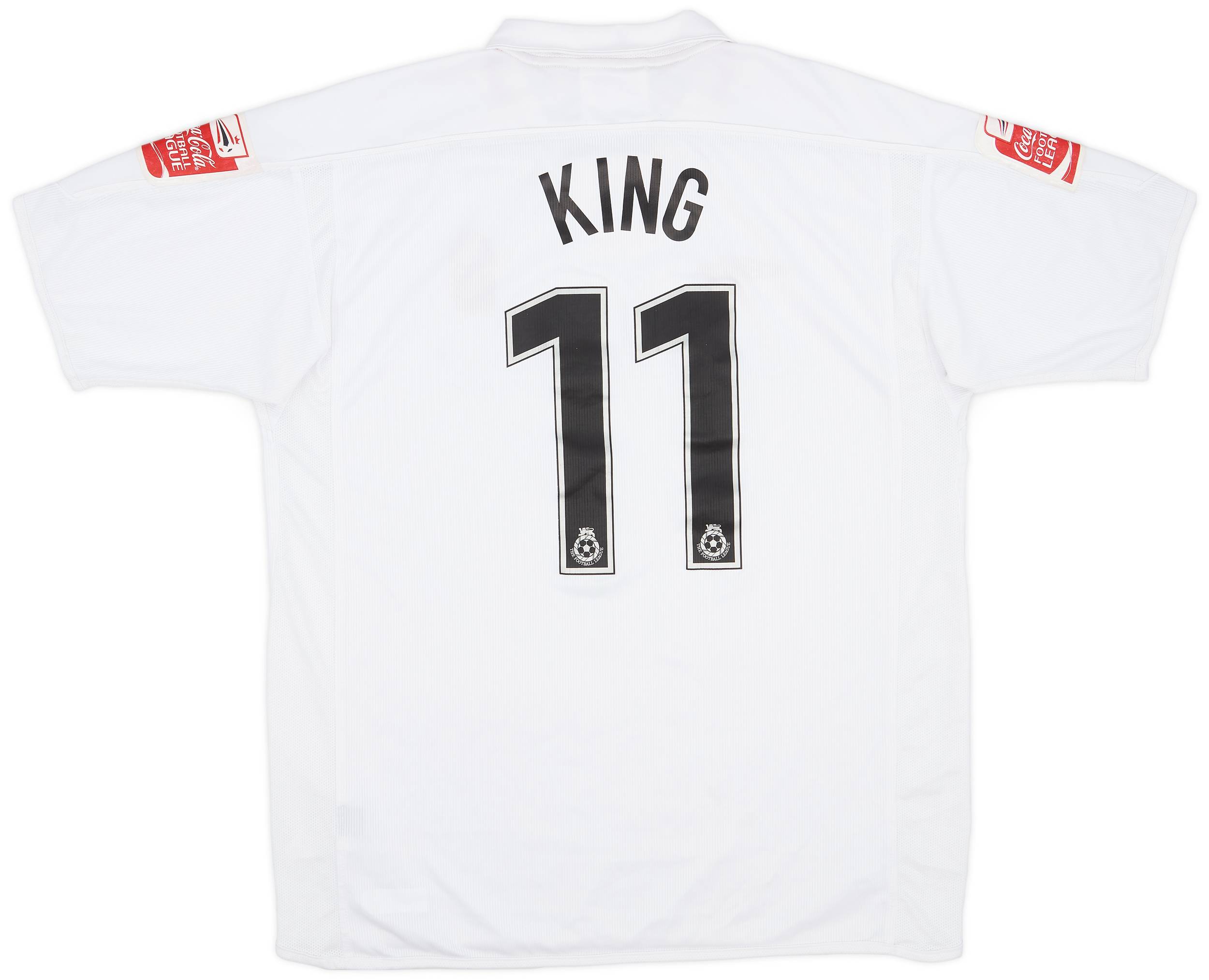 2004-05 Nottingham Forest Match Issue Away Shirt King #11