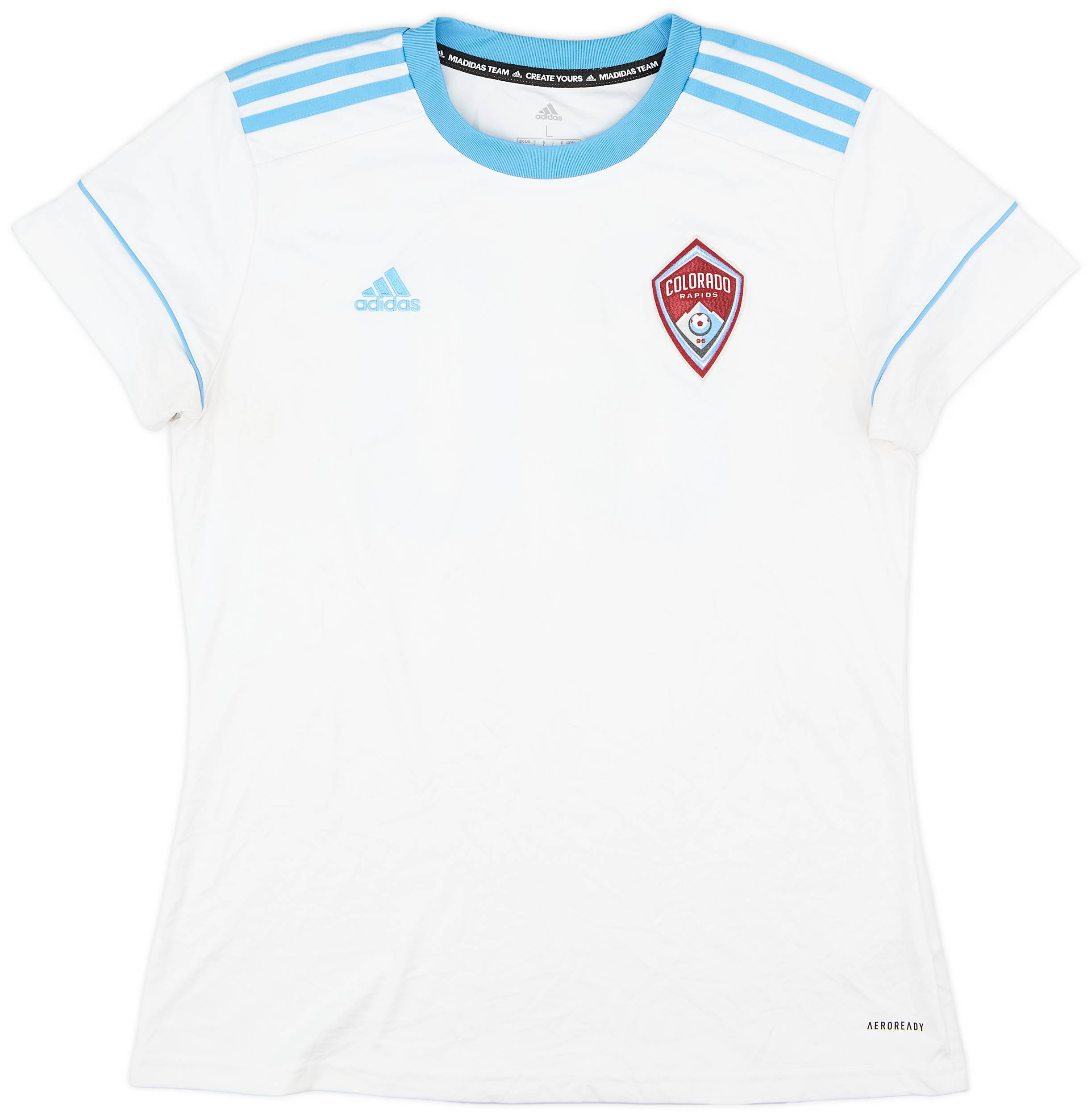 2021 Colorado Rapids adidas Training Shirt 60 9 10 Women s L