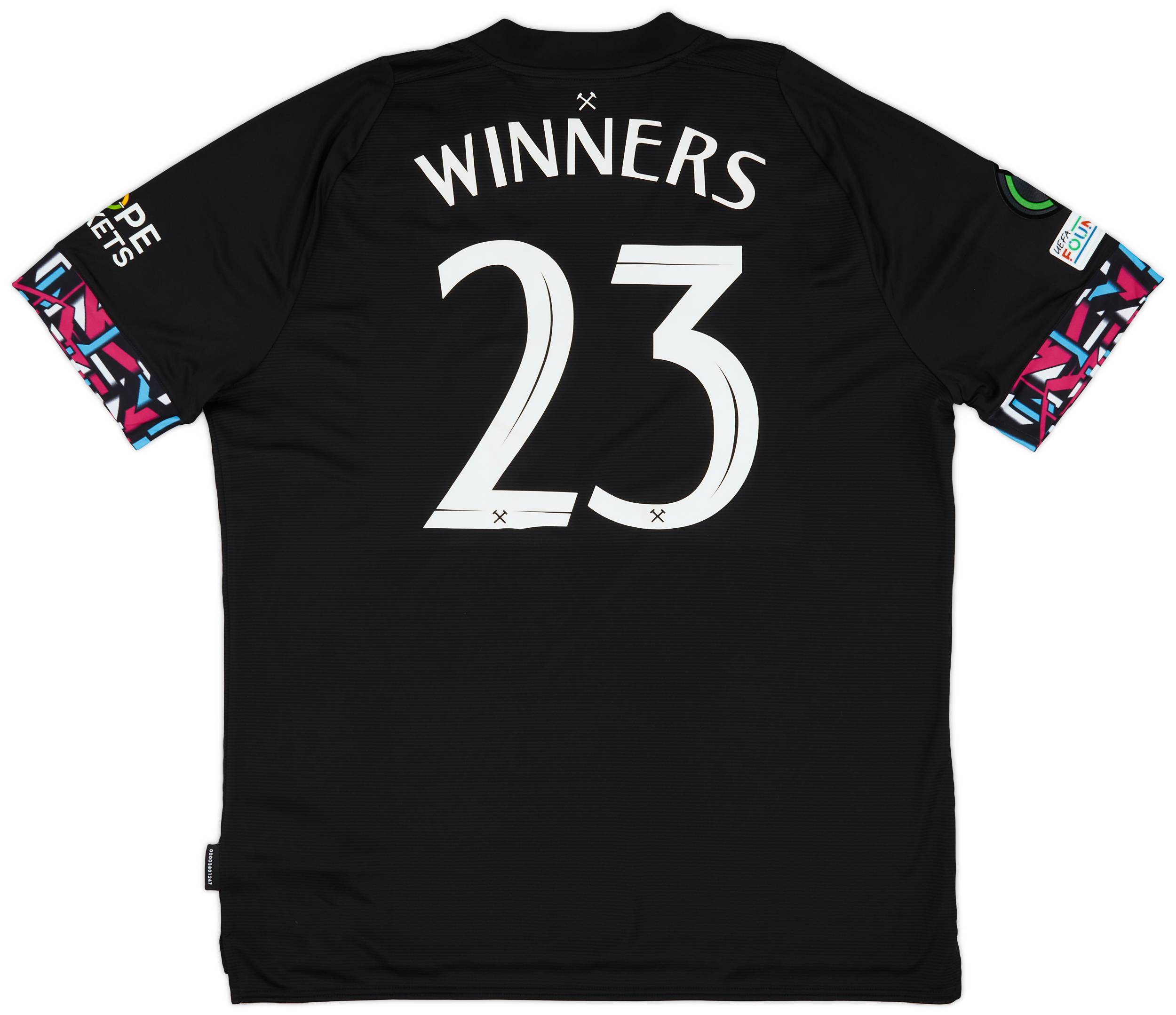 2022-23 West Ham Away Shirt Winners #23 (XXL)