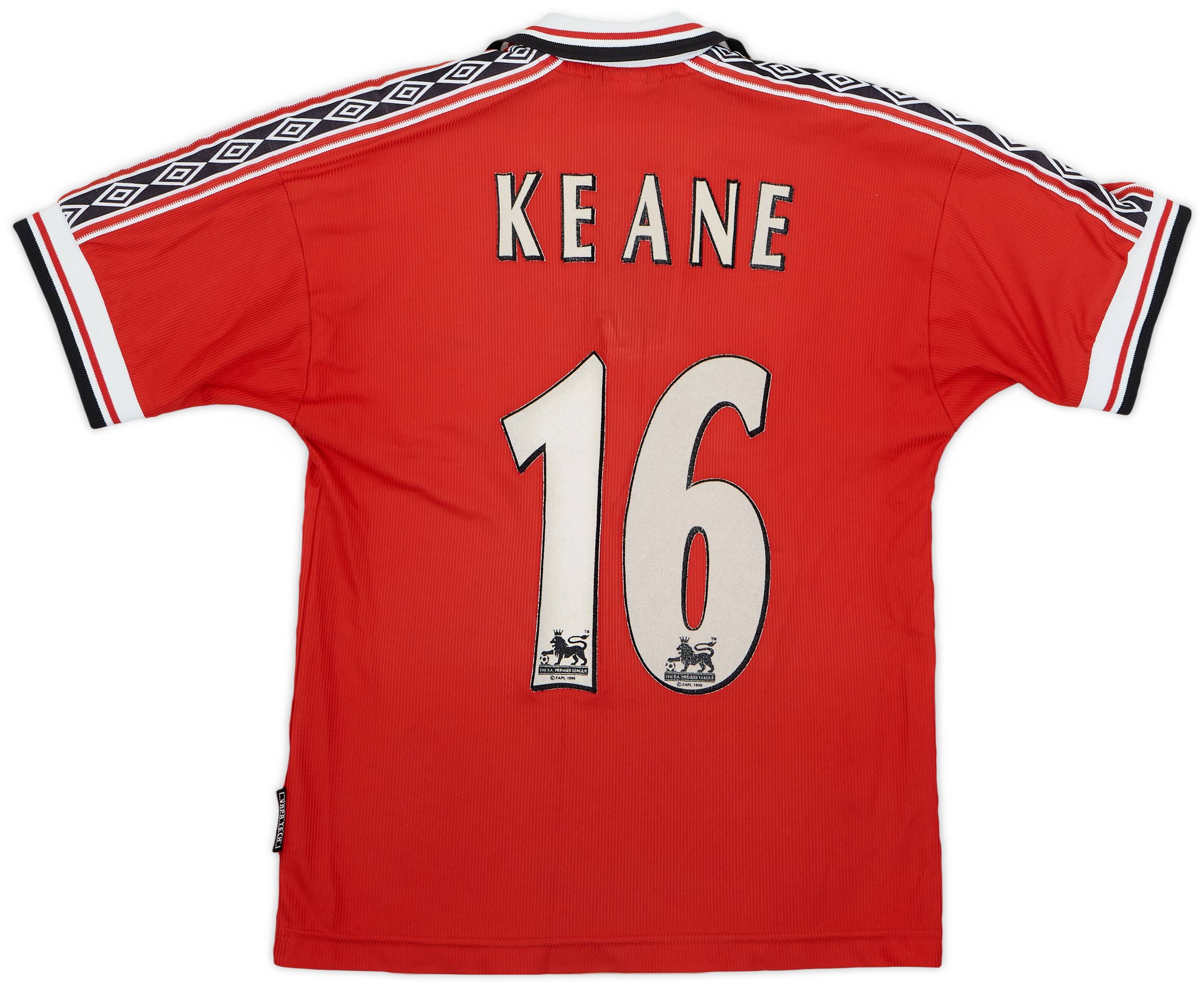 【全商品オープニング価格 特別価格】 #16 Keane Shirt Home United Manchester 1998-00 - (M.Boys) - 6/10 ウェア