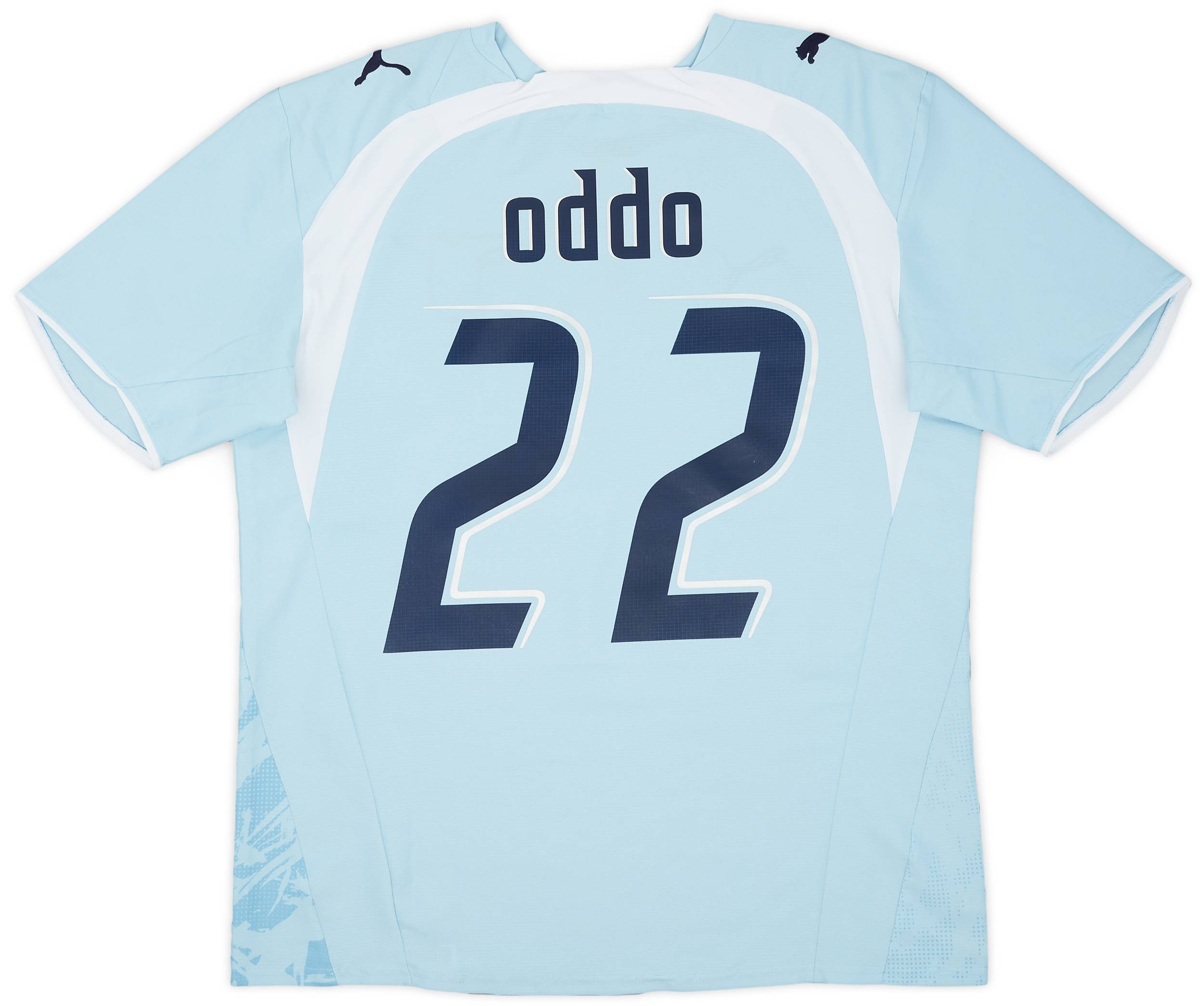 2006-07 Lazio Home Shirt Oddo #22 - 8/10 - (L)