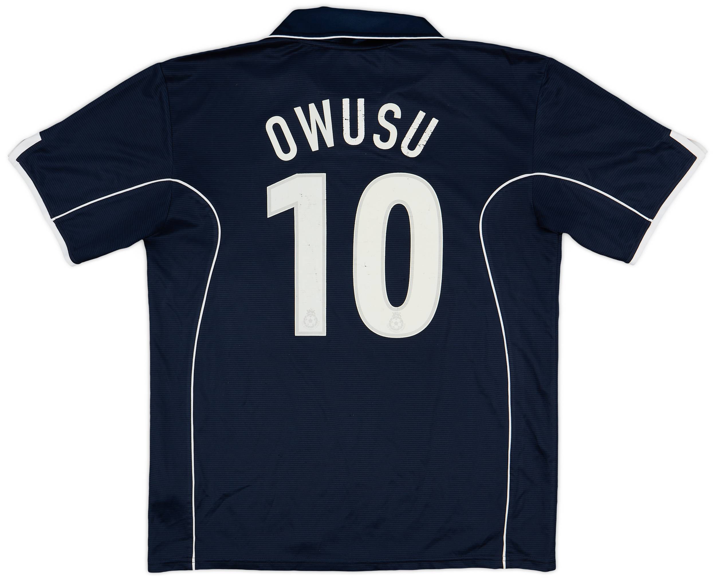 2002-03 Sheffield Wednesday Away Shirt Owusu #10 - 7/10 - (M)